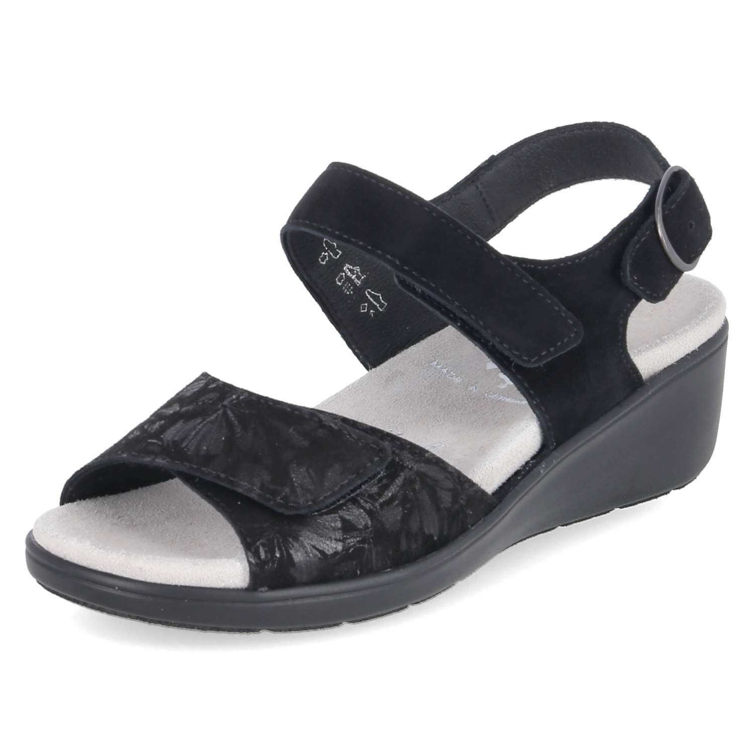 Semler Semler R9045868/001 SP Damen Rauleder black Sandalette