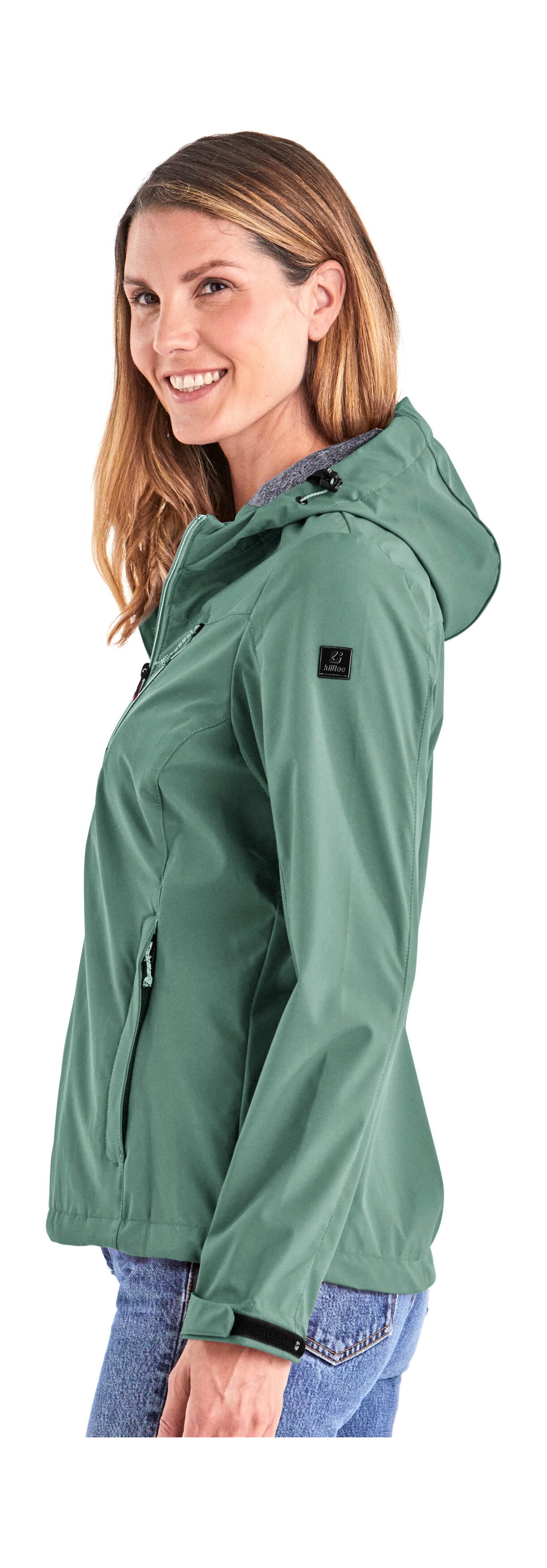 Killtec Softshelljacke KOS 89 WMN SFTSHLL JCKT Damen Softshelljacke: Wind-und wasserdicht, atmungsaktiv