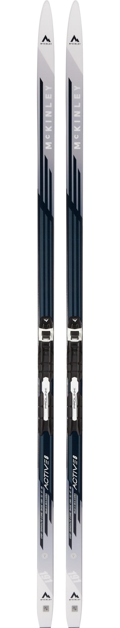 McKINLEY Langlaufski Langlauf-Set Active 8 GRP + Prolink Auto BLACK/WHITE