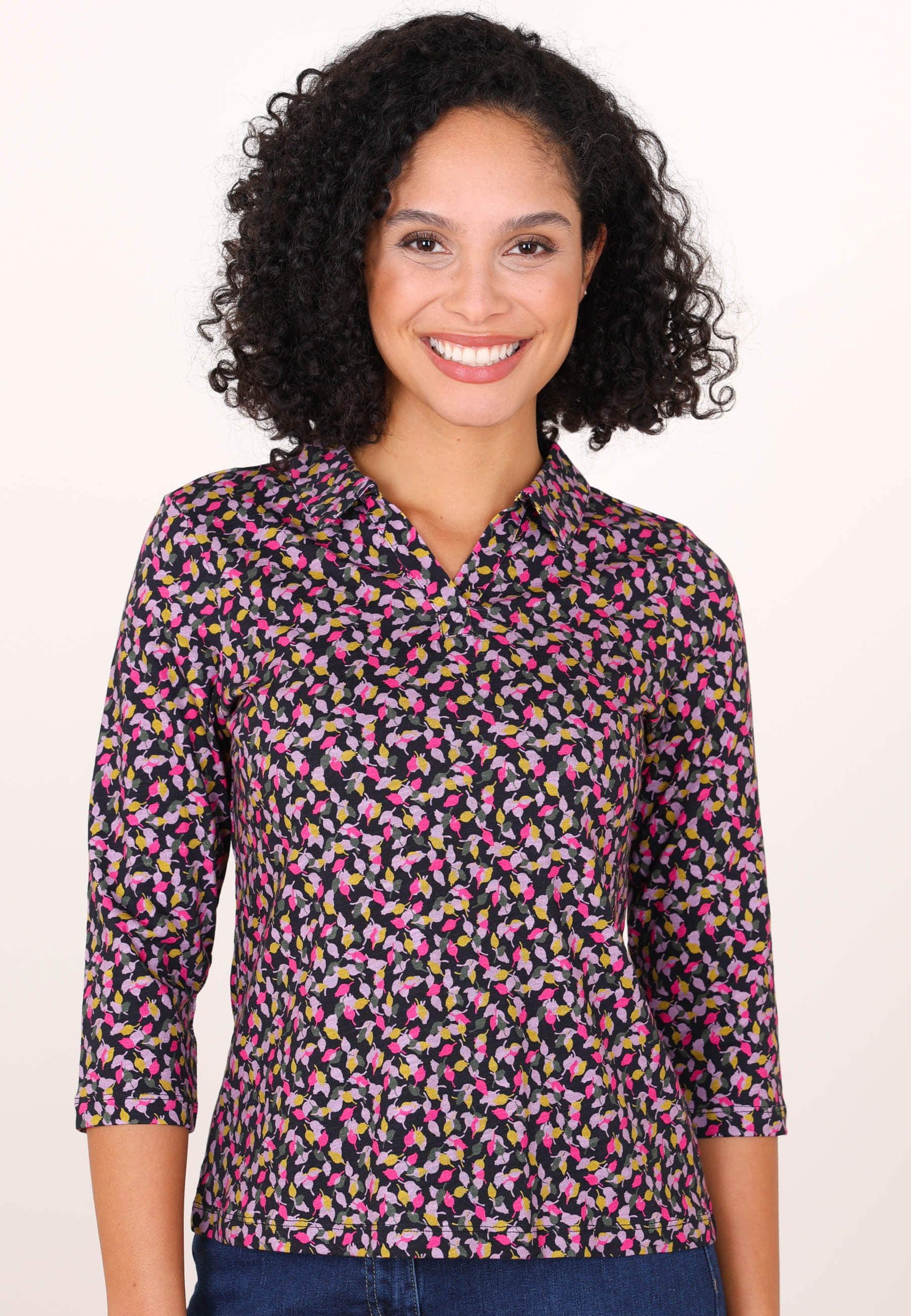 Deerberg Klassische Bluse Seerosia