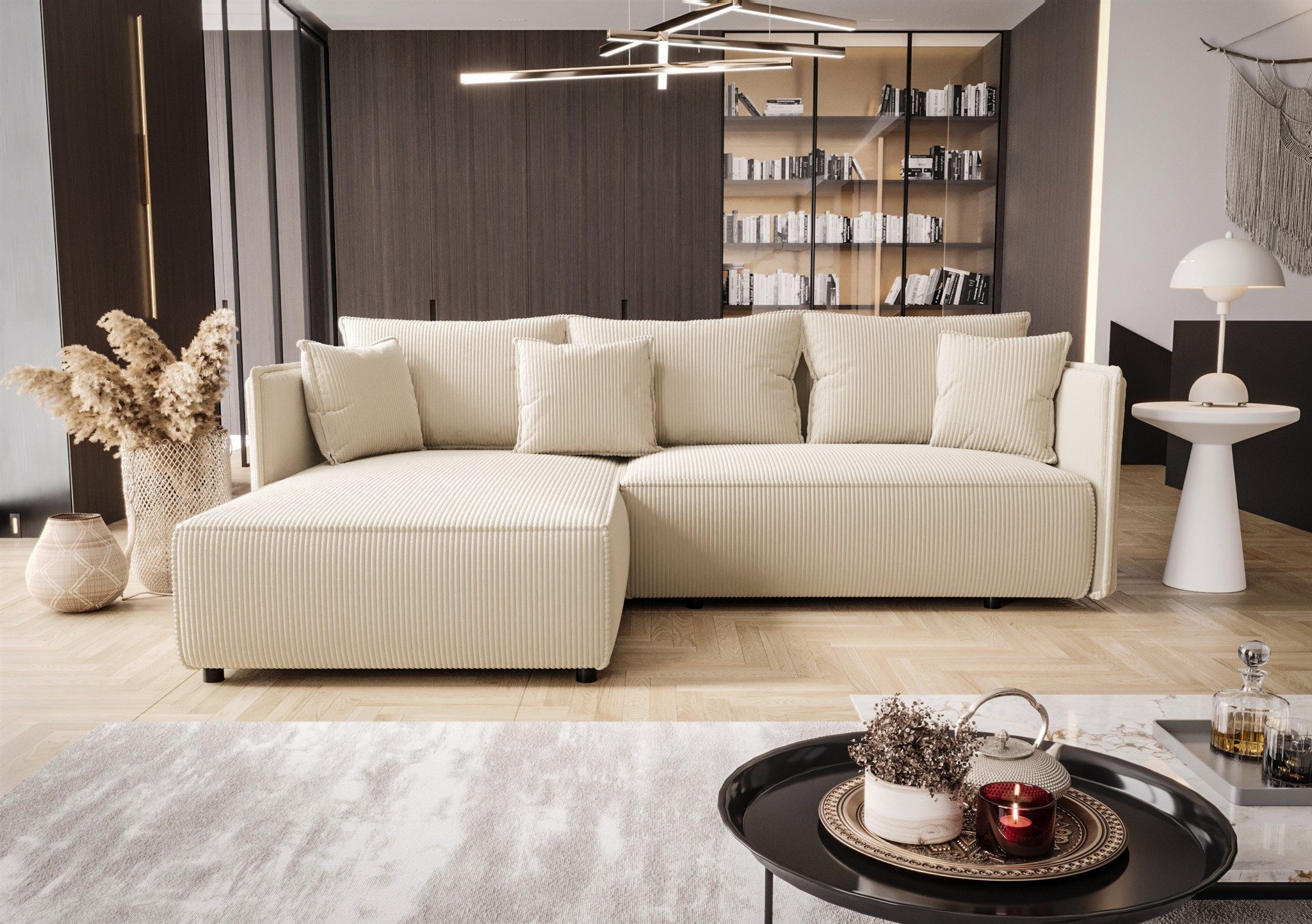 Fun Möbel Ecksofa Schlafsofa Sofa EVORA günstig online kaufen