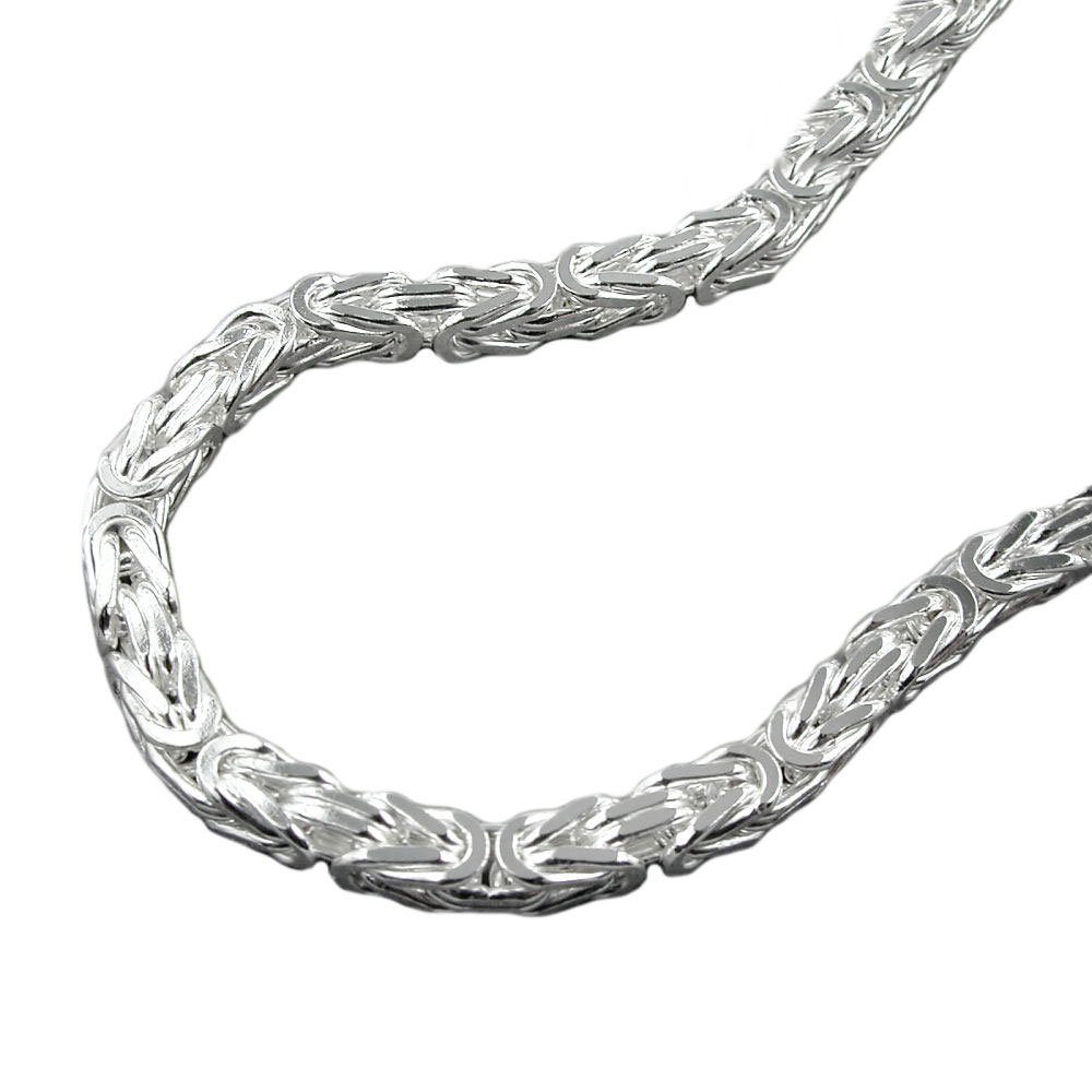 Erario D'Or glänzend Silber cm Königskette Silberkette vierkant 50 925