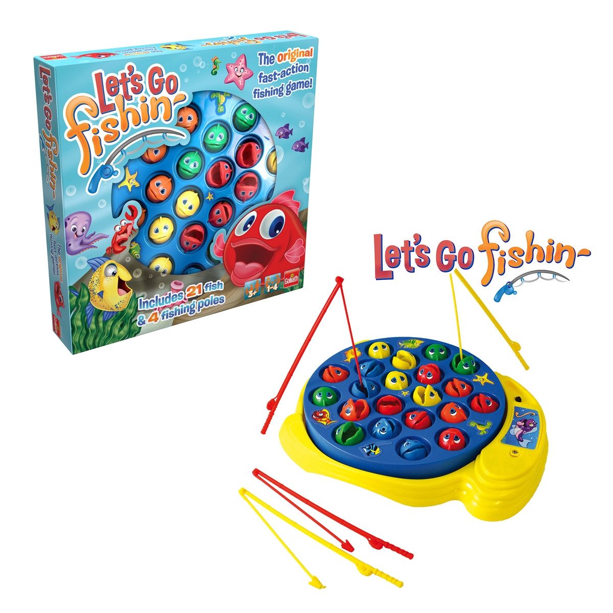 Goliath B.V. Spiel Kinder-Spiel Let's Go fishin' Original