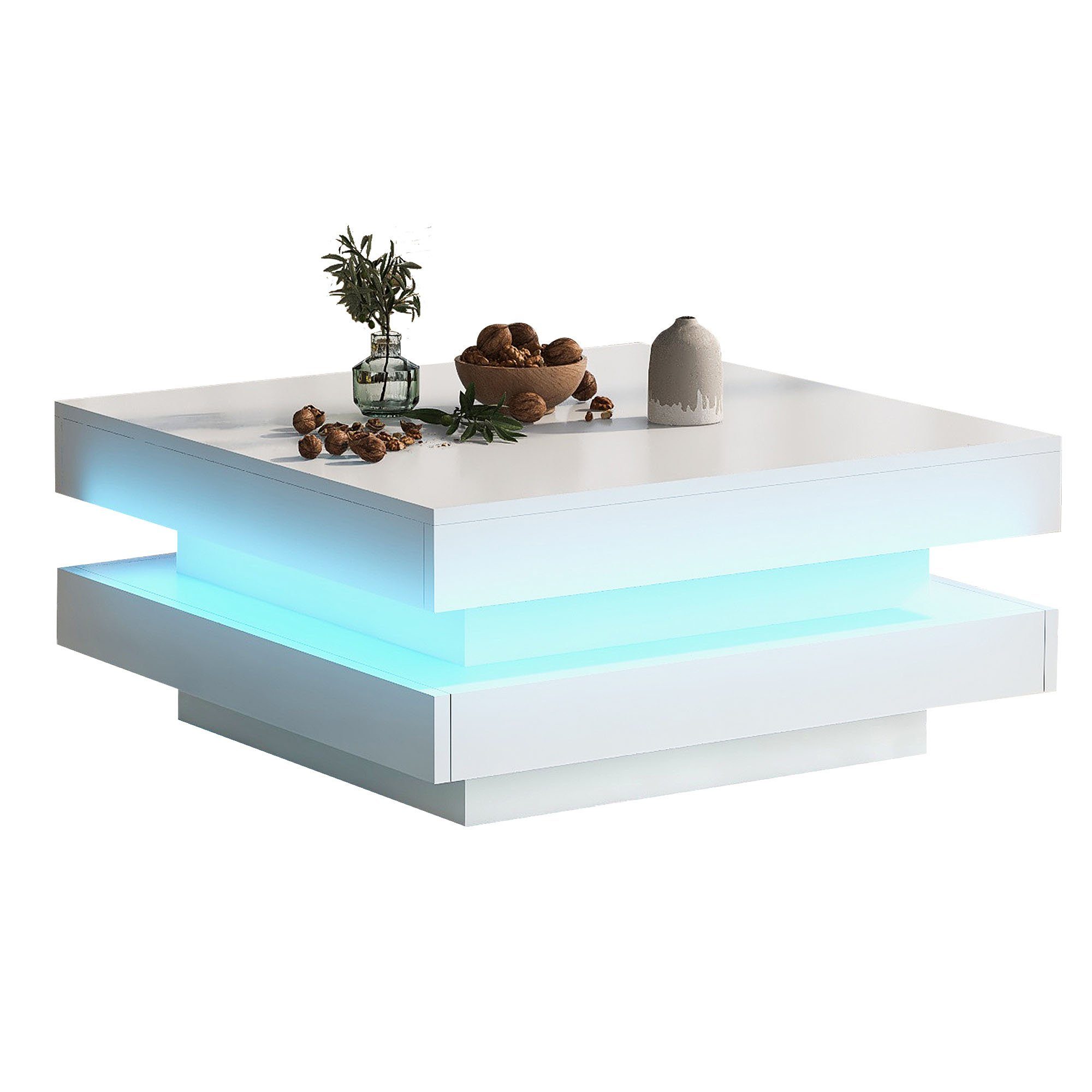 OKWISH Couchtisch Moderner technologischer, mit 16-farbiger günstig online kaufen