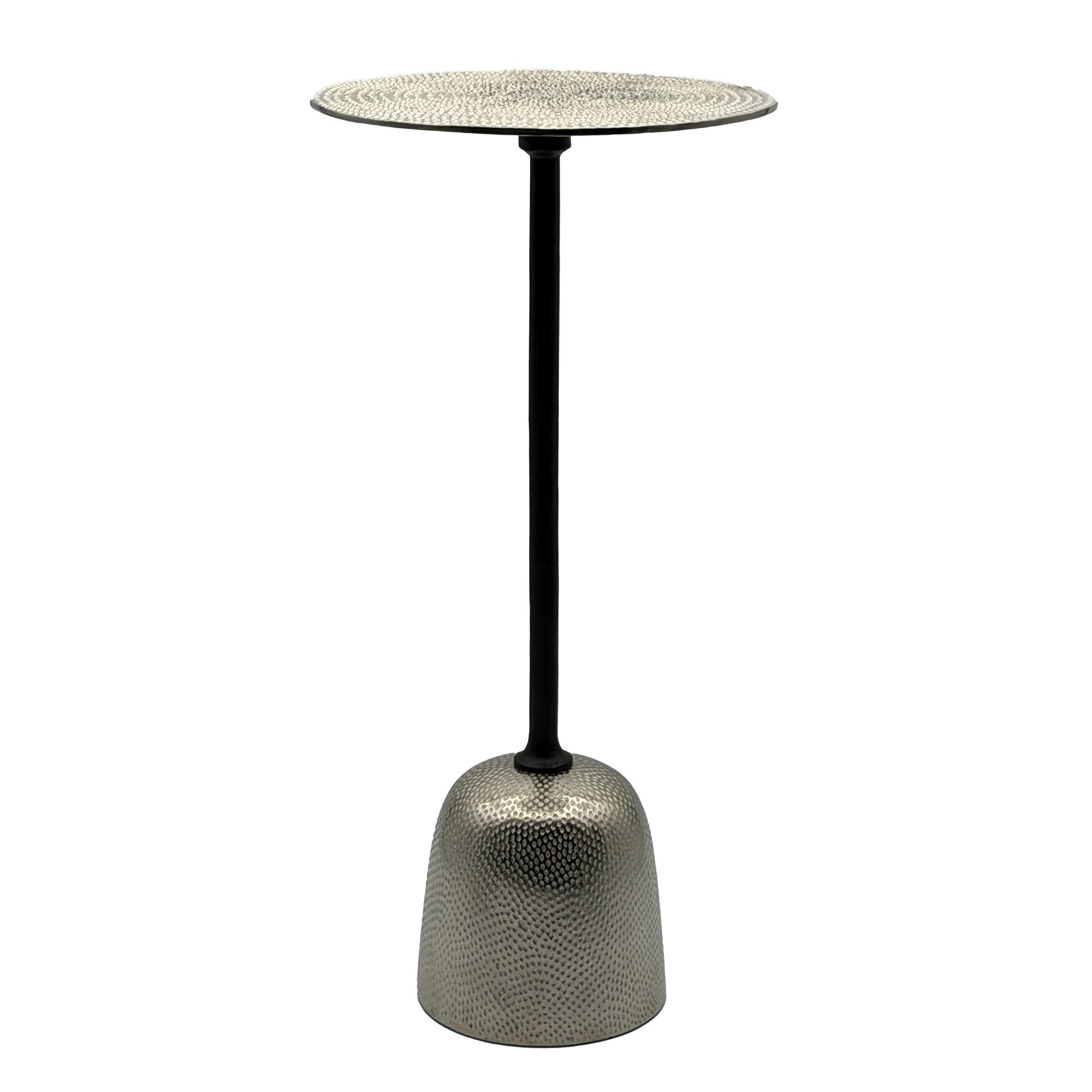 Wohnling Beistelltisch WL7.494 Beistelltisch Anstelltisch Metall Wohnzimmertisch Dekotisch (Stilvolle Ablage für moderne Wohnkonzepte), Elegante Tischlösung mit strukturierter Oberfläche