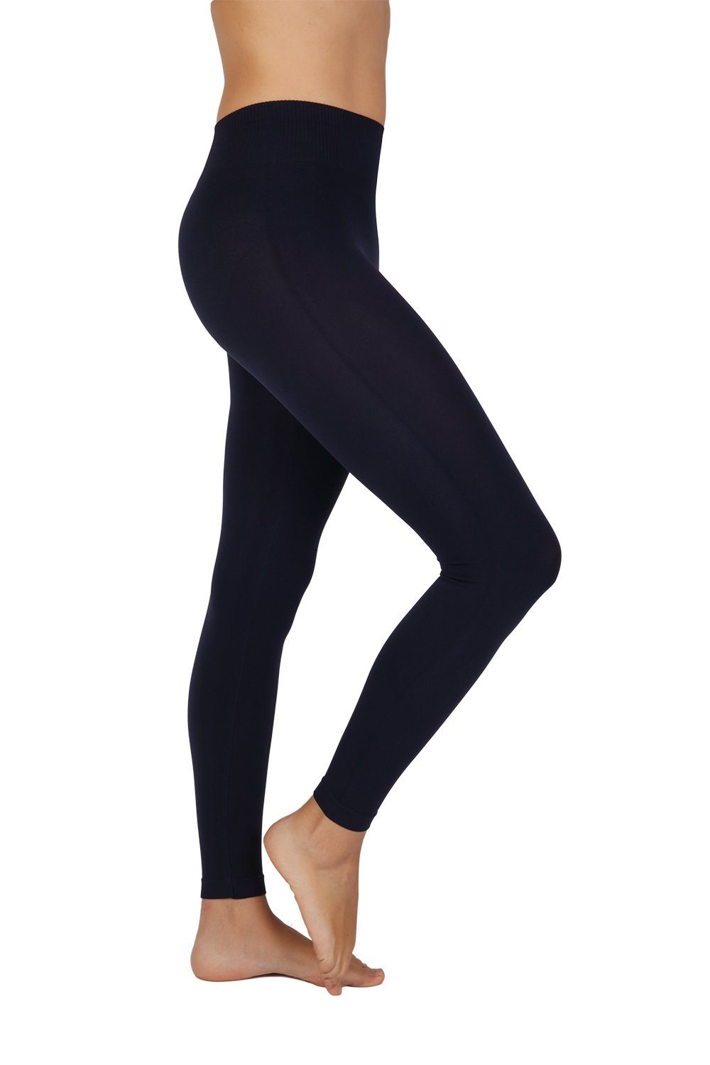 GIULIA Leggings nahtlose blickdichte mit breitem Hüftbund für die Freizeit und Sport
