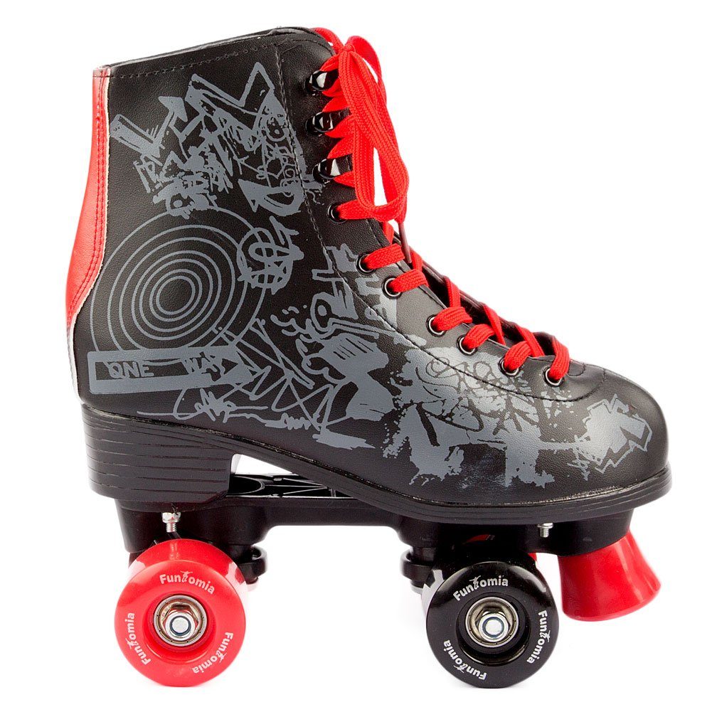 FunTomia Rollschuhe Rollschuhe/Discoroller Größen 30-42 Rollerskates Retro Disco