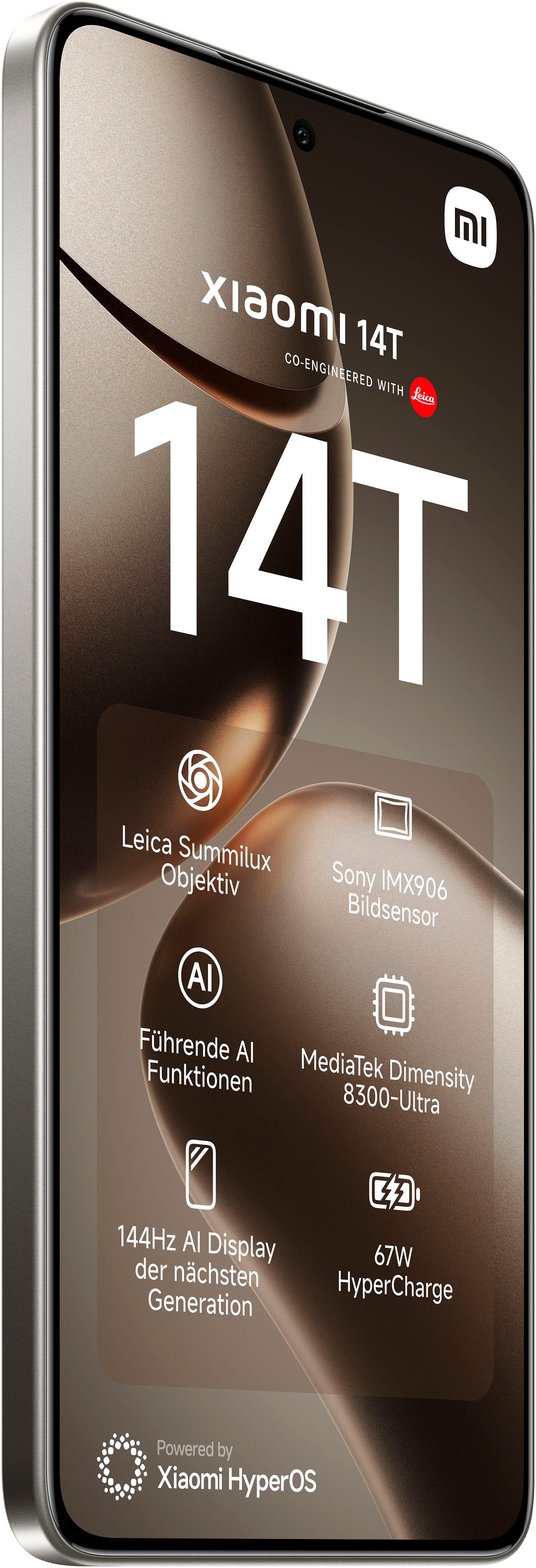 Xiaomi Xiaomi 14T 256GB Smartphone (16,94 cm/6,67 Zoll, 256 GB Speicherplatz, 50 MP Kamera)