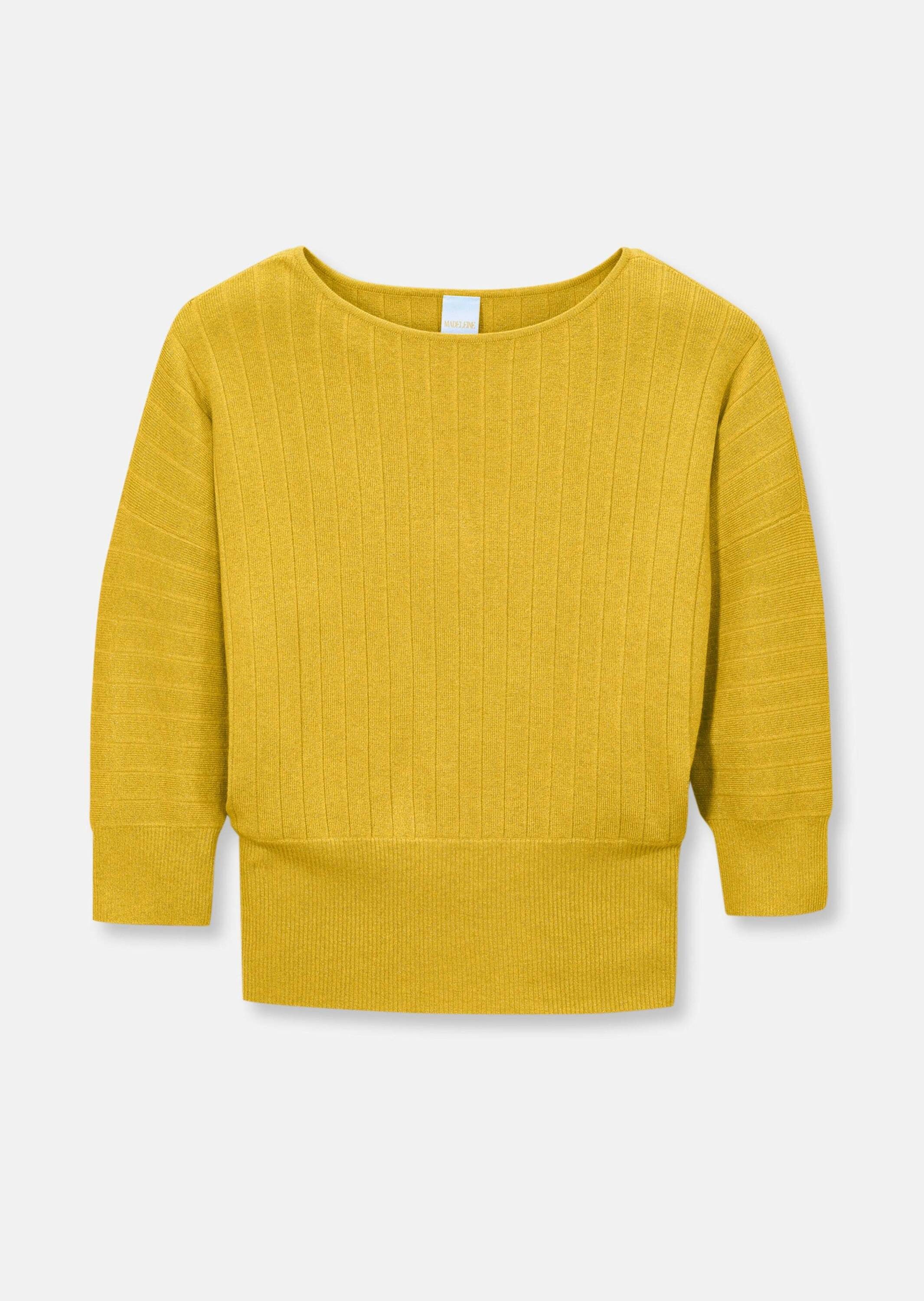 MADELEINE Strickpullover Pullover mit Effektgarn