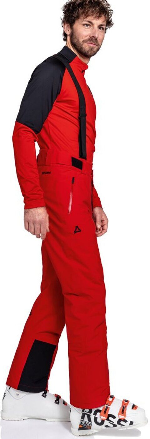 Schöffel Skihose Pants Style Pine Herren Skihose mit Träger rot/schwarz