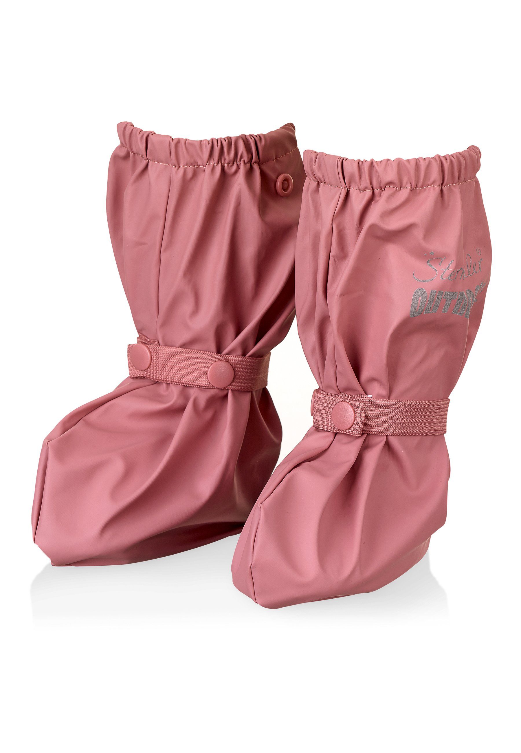 Sterntaler® Regenhose Regen-Überschuh (2-tlg., Regenschuhe gefüttert wasserdicht, Gummistiefel) Regenüberschuh gefüttert, Kinder Gummistiefel mit Druckknöpfen