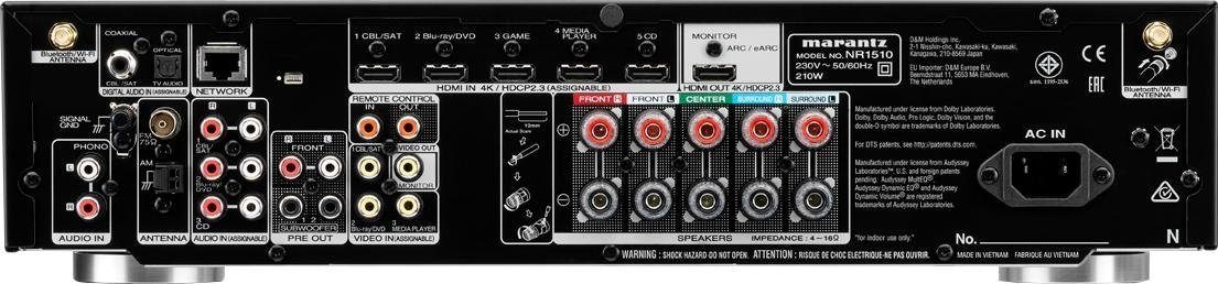 Marantz NR1510 AV-Receiver 5.1 (Bluetooth, LAN (Ethernet), WLAN)
