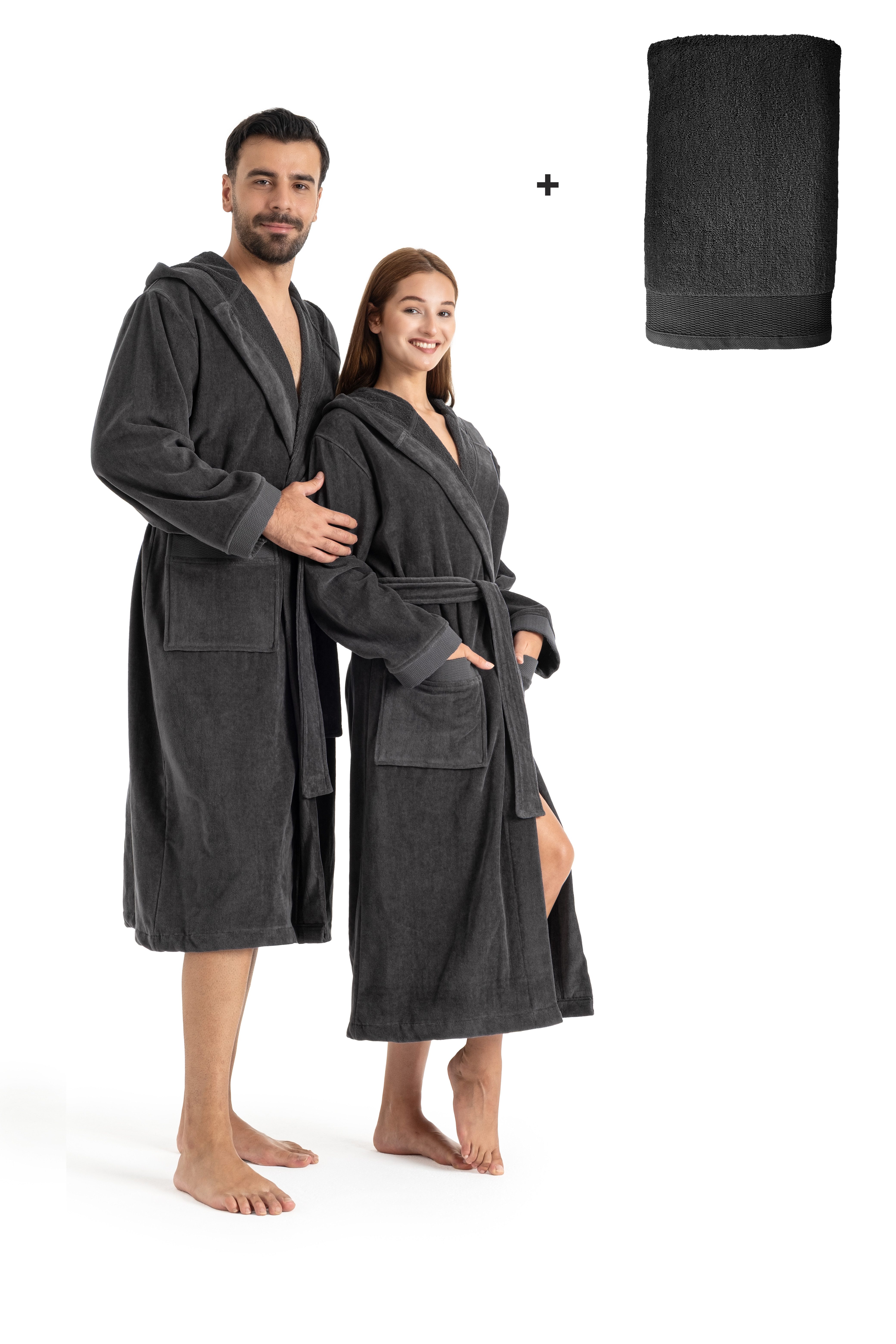OTTO home Unisex-Bademantel Fenya, 330 g/m², günstig online kaufen