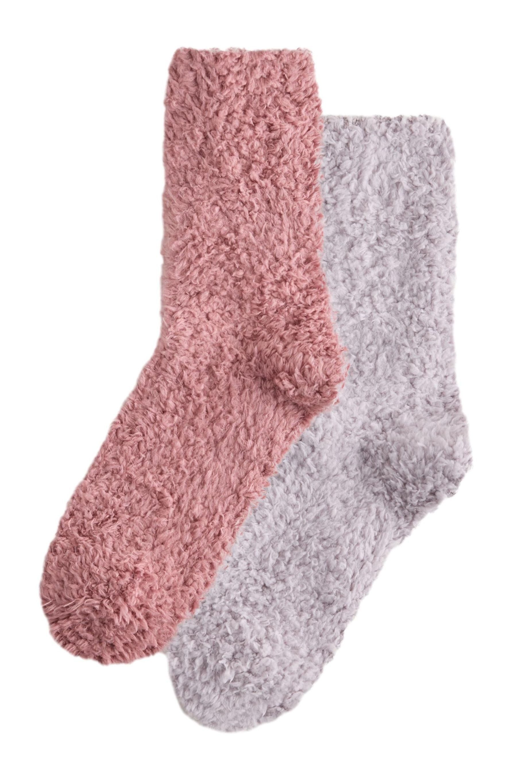 Kuschelsocken Kuschelige Fleece-Socken, 2er-Pack