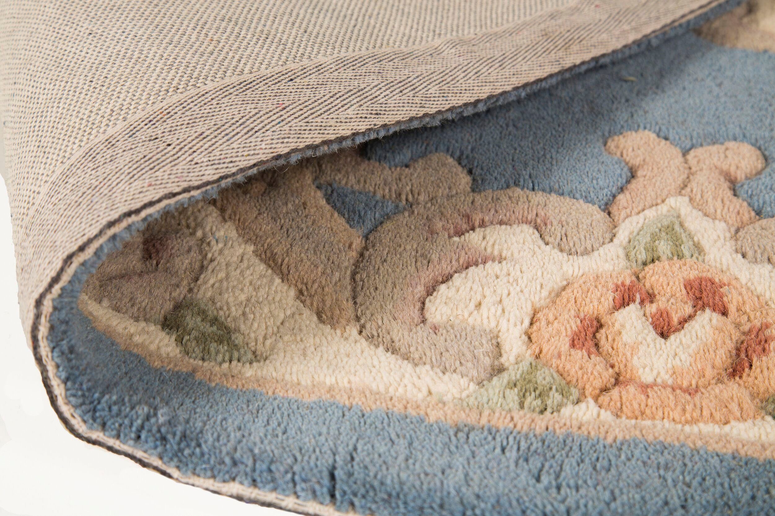 FLAIR RUGS Wollteppich Aubusson, rechteckig, Höhe: 10 mm, Wolle, Teppich, Wohnzimmer, Schlafzimmer, Esszimmer
