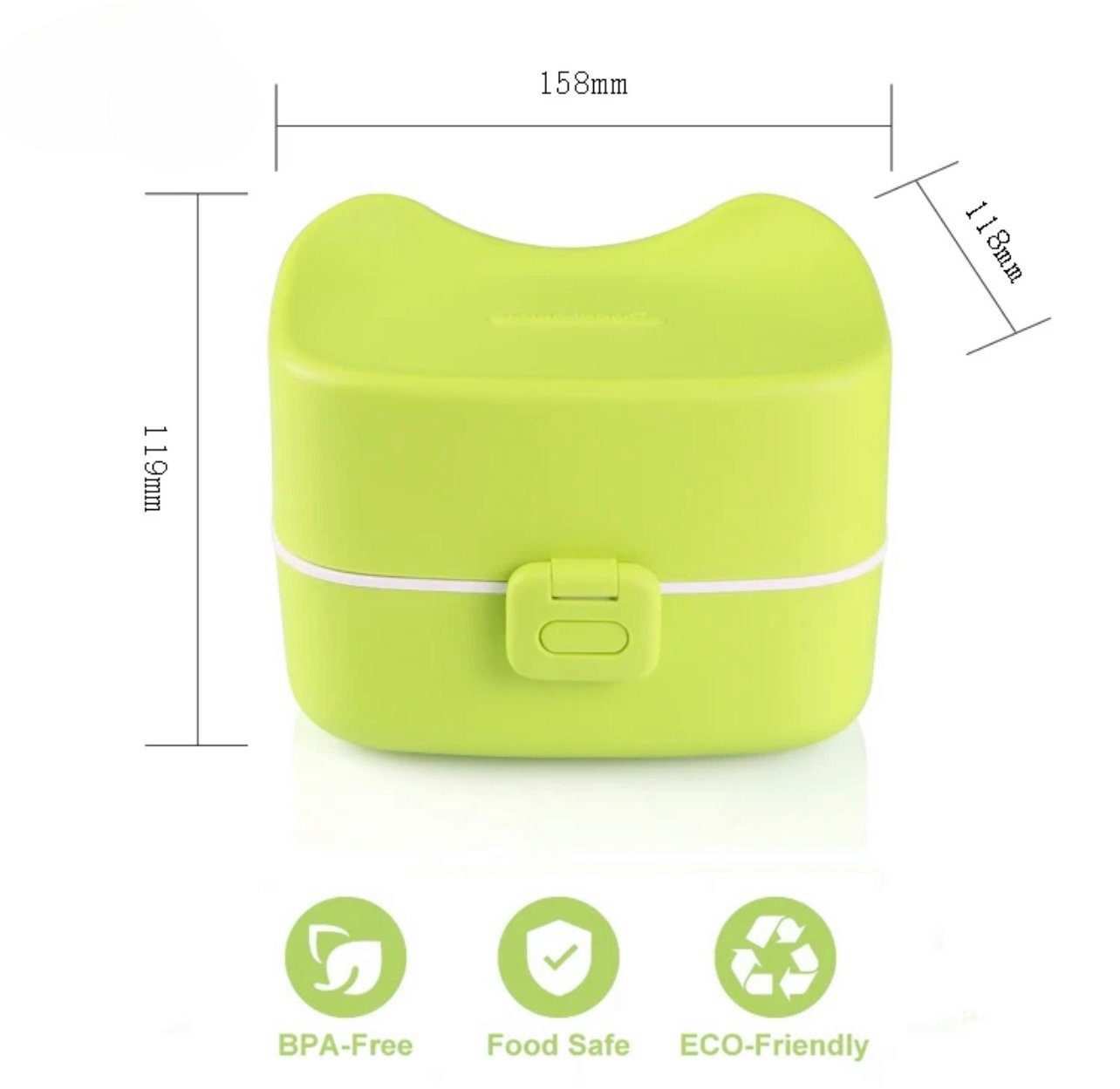 mit auslaufsicher, majoma - Lunchbox mikrowellengeeignet, Set auslaufsicher, Lunchbox BPA-freie mit Materialien, (Kopmakt, Lunchbox mikrowellengeeignet Besteck Besteck),