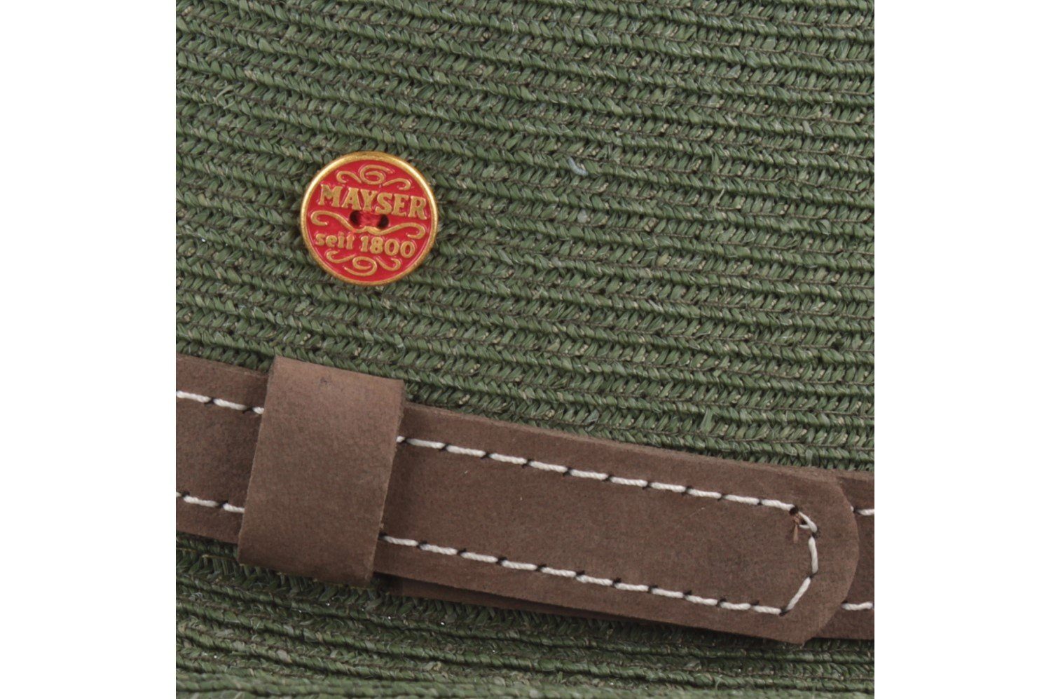 Mayser Strohhut knautschbarer Stroh Traveller Mathis mit Lederband und UV Schutz 80