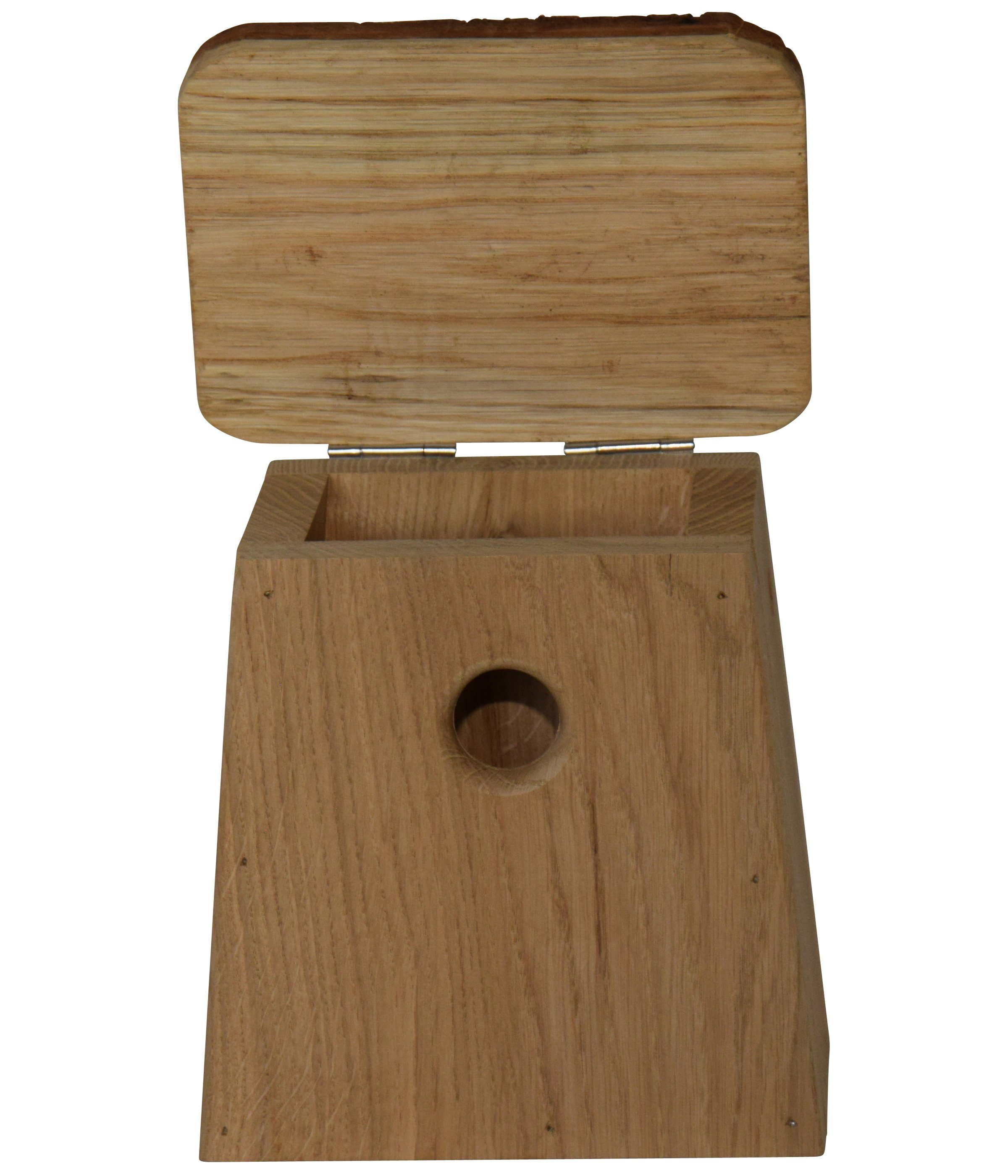 Dehner Nistkasten Natura Premium Lene, zum Hängen, sicherer Brutplatz für Vögel aus FSC®-zertifiziertem Kiefernholz
