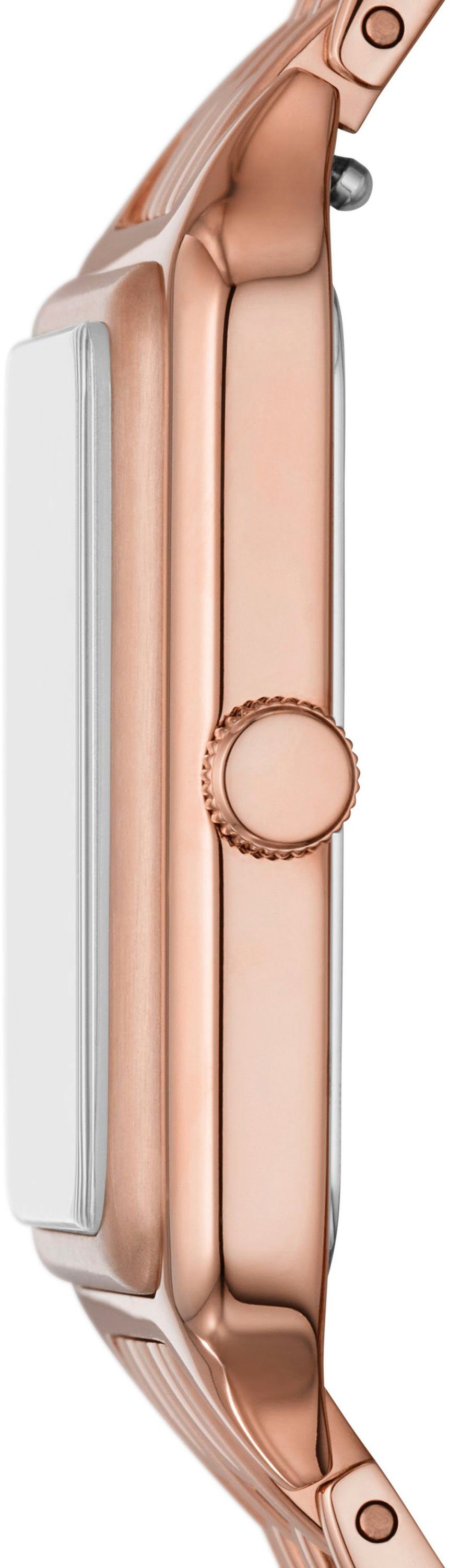 Fossil Quarzuhr RAQUEL ES5323, Armbanduhr, Damenuhr, Datum, analog, Edelsta günstig online kaufen