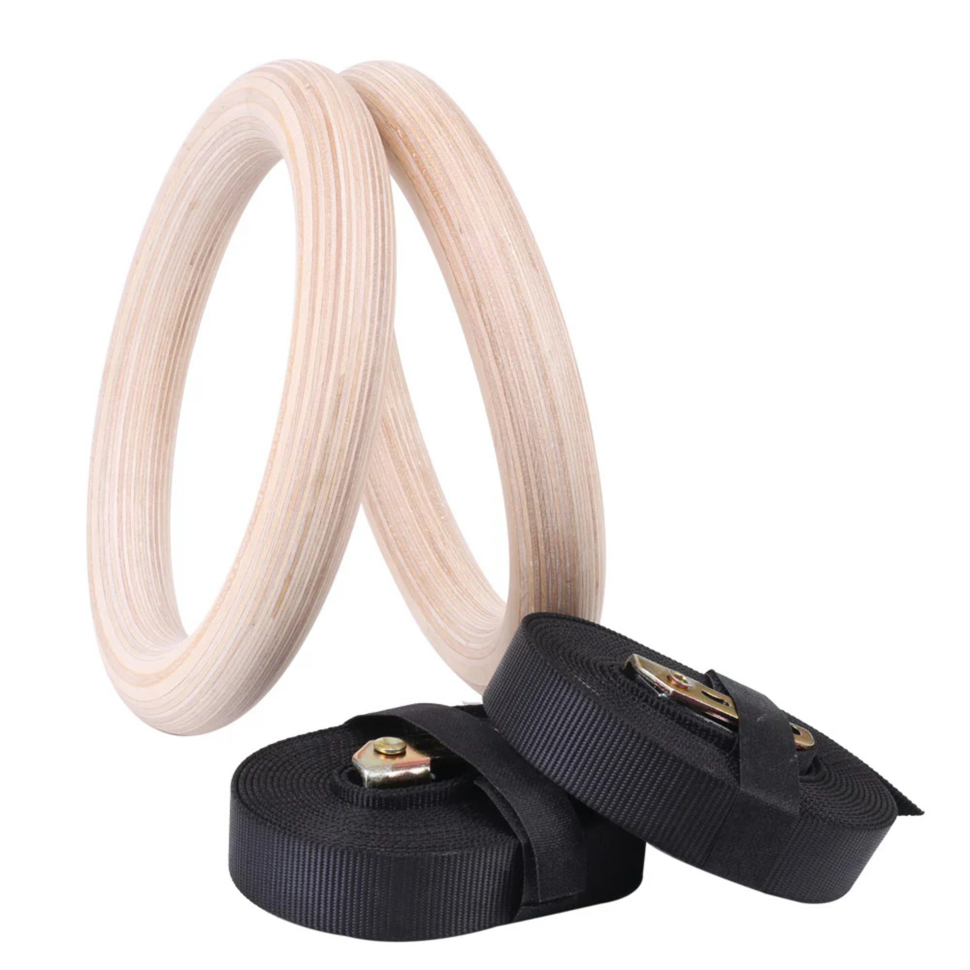 Y&Y Vertical Eispickel Gym Rings - Trainingsringe und Gurte - wood