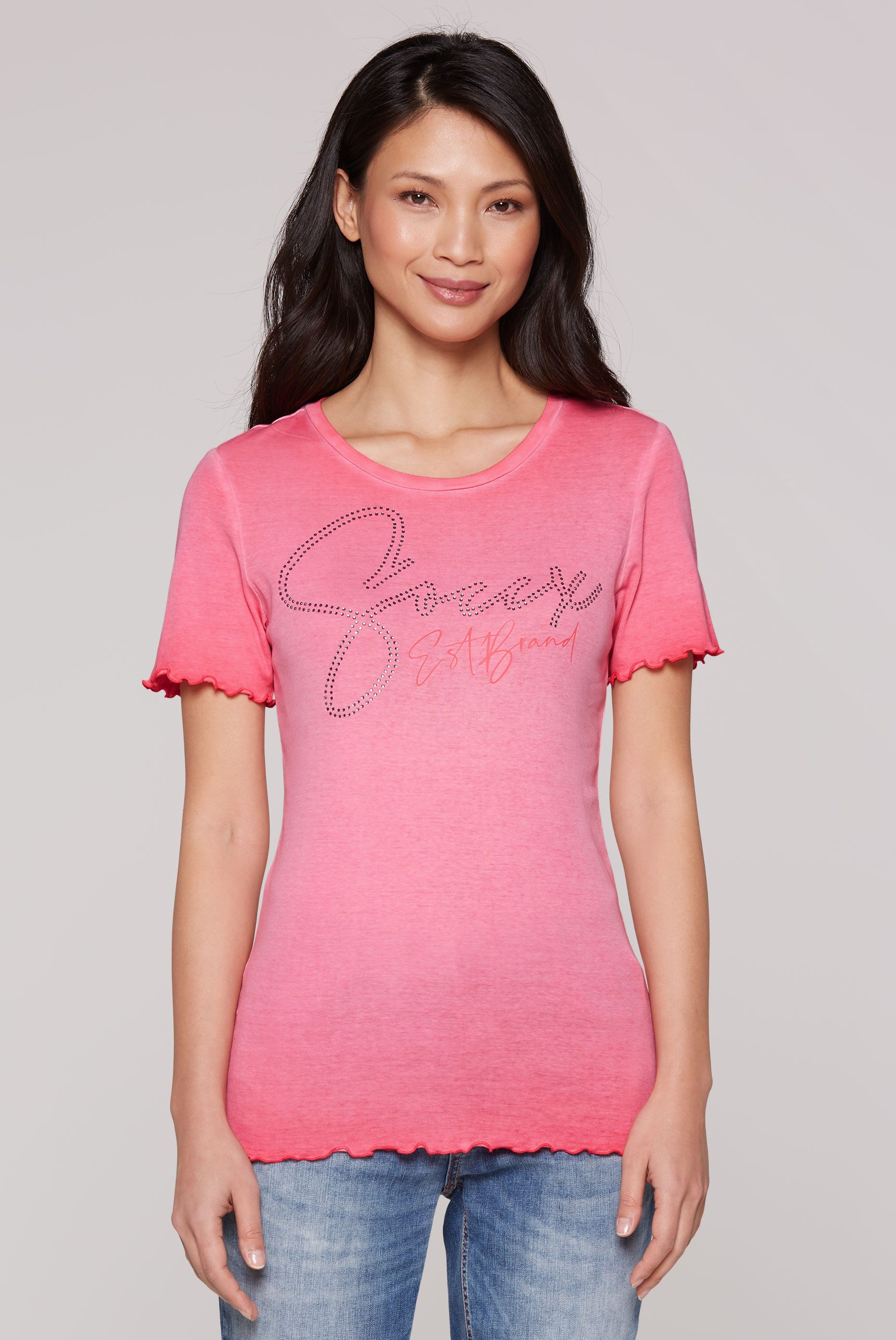 SOCCX T-Shirt SOCCX Basic Rippshirt mit günstig online kaufen