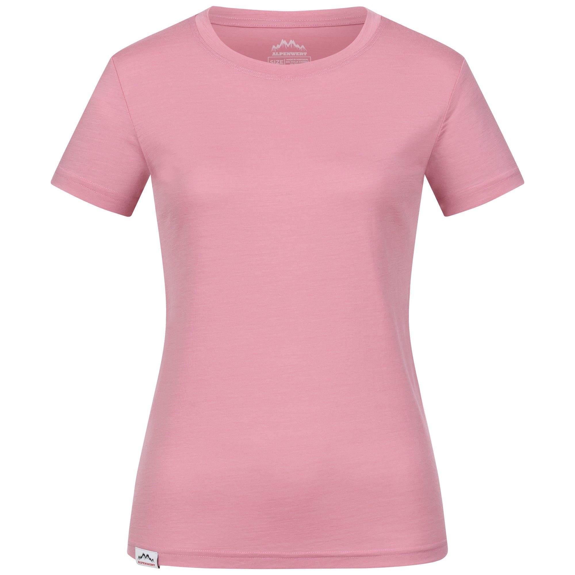 T-Shirt Damen Merino T-Shirt - mulesingfreie Wolle - hergestellt in Portugal