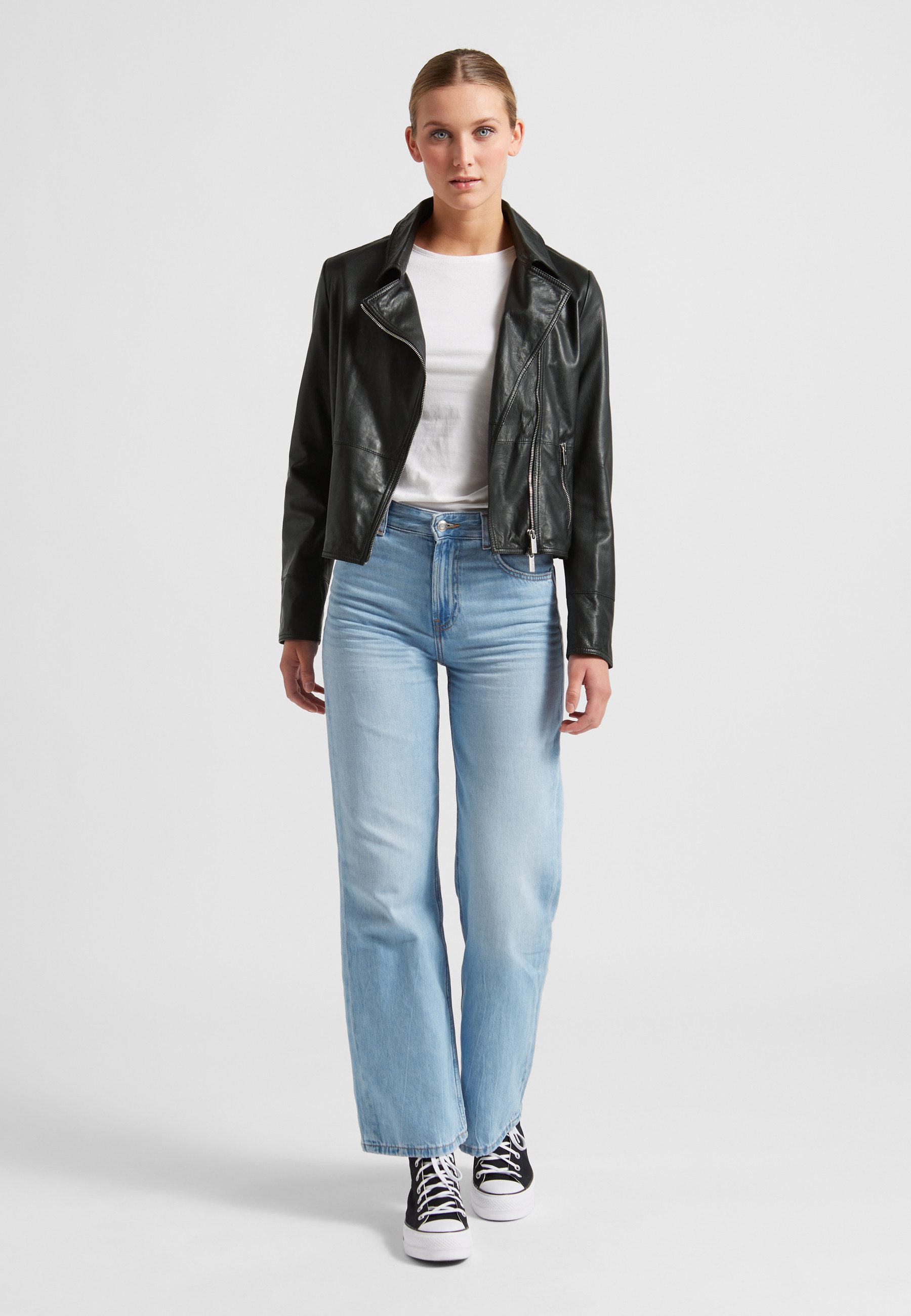 Milestone Bikerjacke MSAba Damen Lederjacke Jacke günstig online kaufen