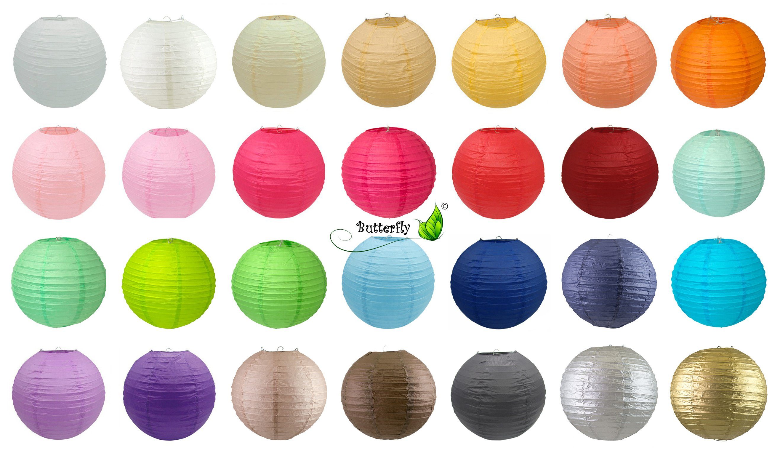 Creativery Lampion, 10 Lampions 30cm SET