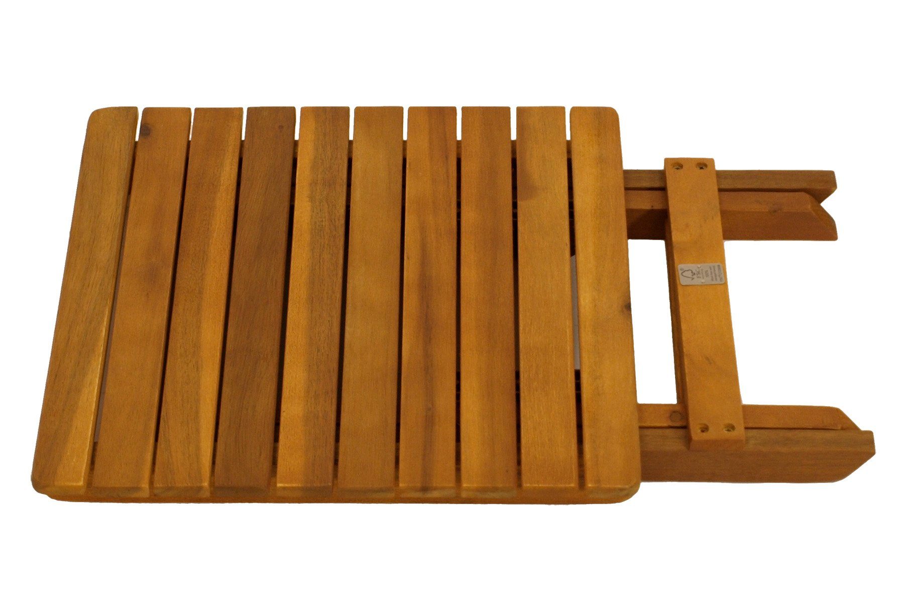 DEGAMO Beistelltisch MARA (1-St), quadratisch 38x38cm, Akazie geölt, klappb günstig online kaufen