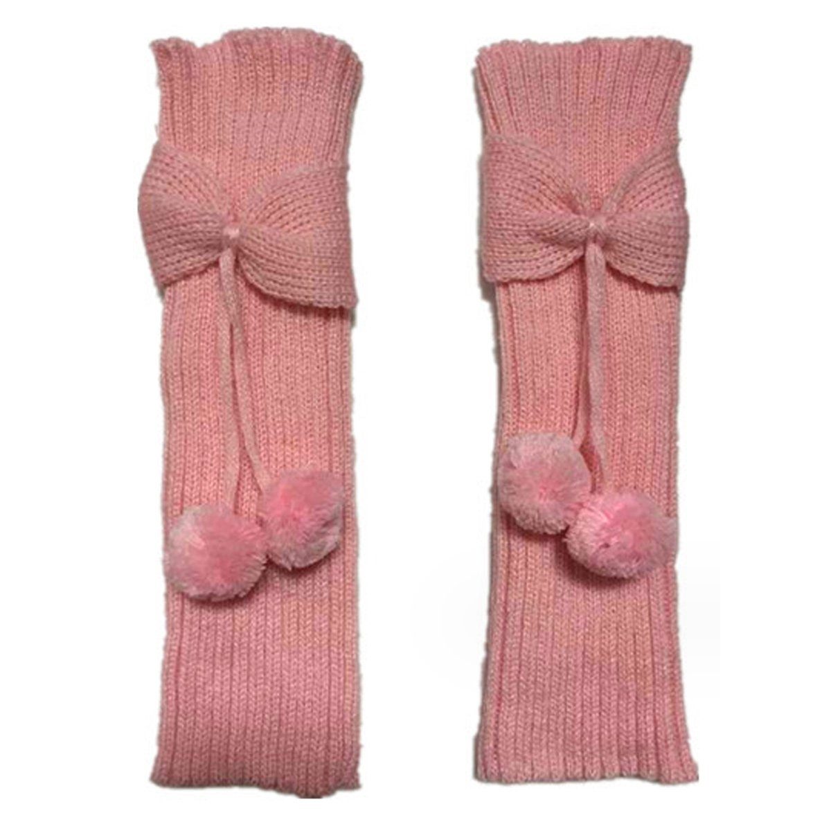 [Mit Bonus] Jormftte Beinstulpen Winter Stricken für Damen Häkeln Rosa Dirndl Winter Beinwärmer Beinwärmer