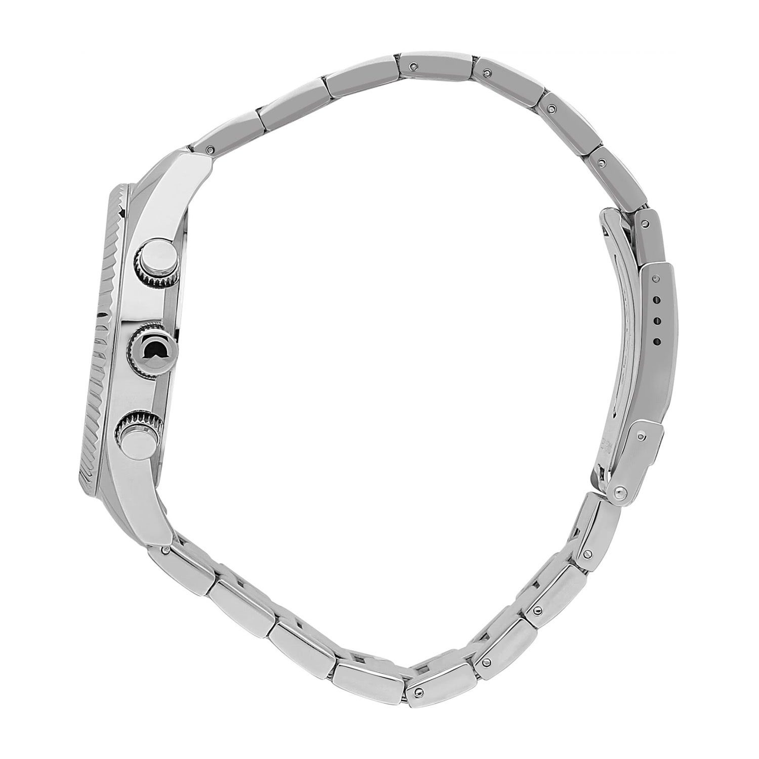 Sector Quarzuhr Sector Herren Armbanduhr Chrono, (Chronograph), Herren Armbanduhr rund, (ca. 43mm), Edelstahlarmband silber, Fashion