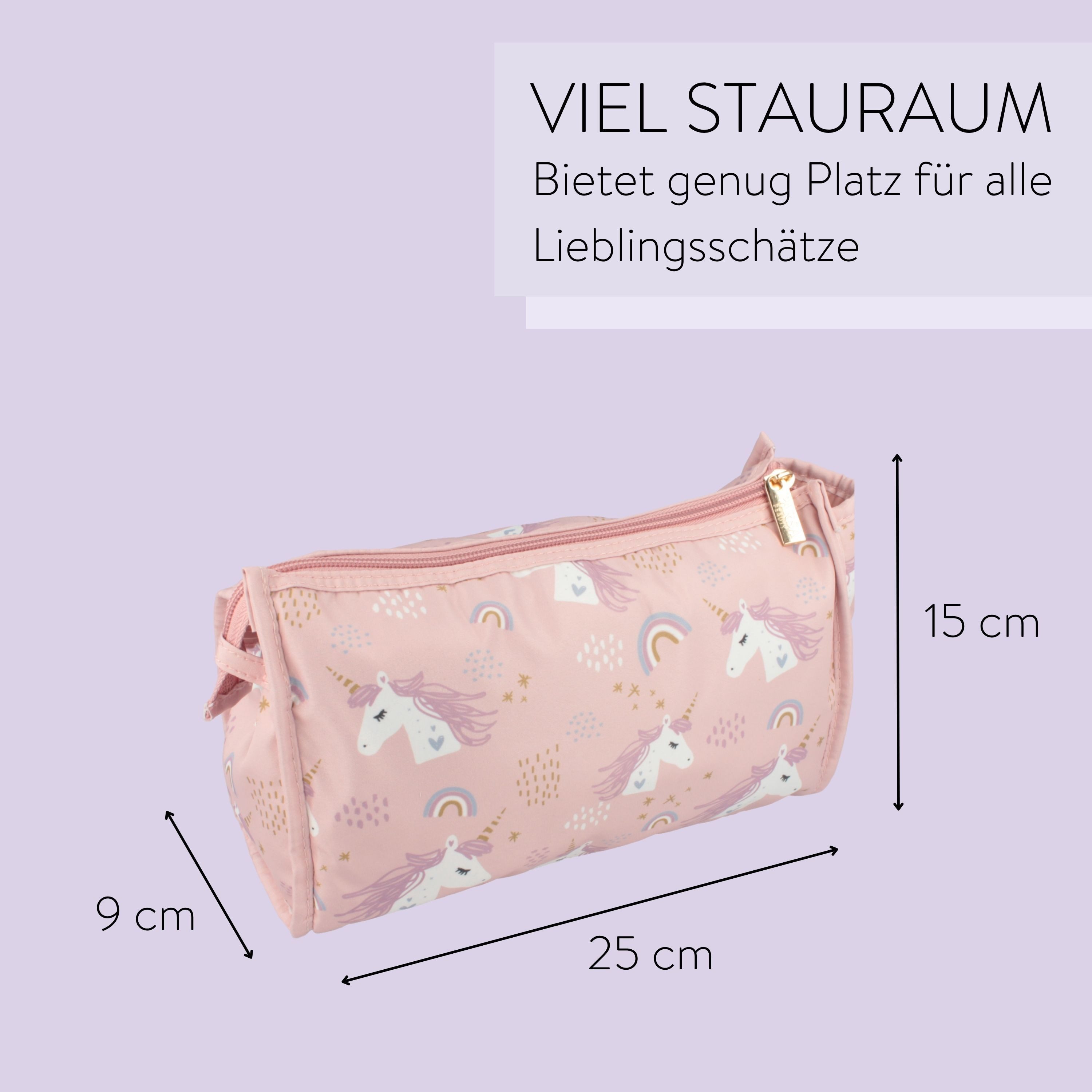 PARSA Beauty Kosmetiktasche PARSA Beauty ESSENTIAL Kulturtasche Kind Einhorn Kinder Tasche