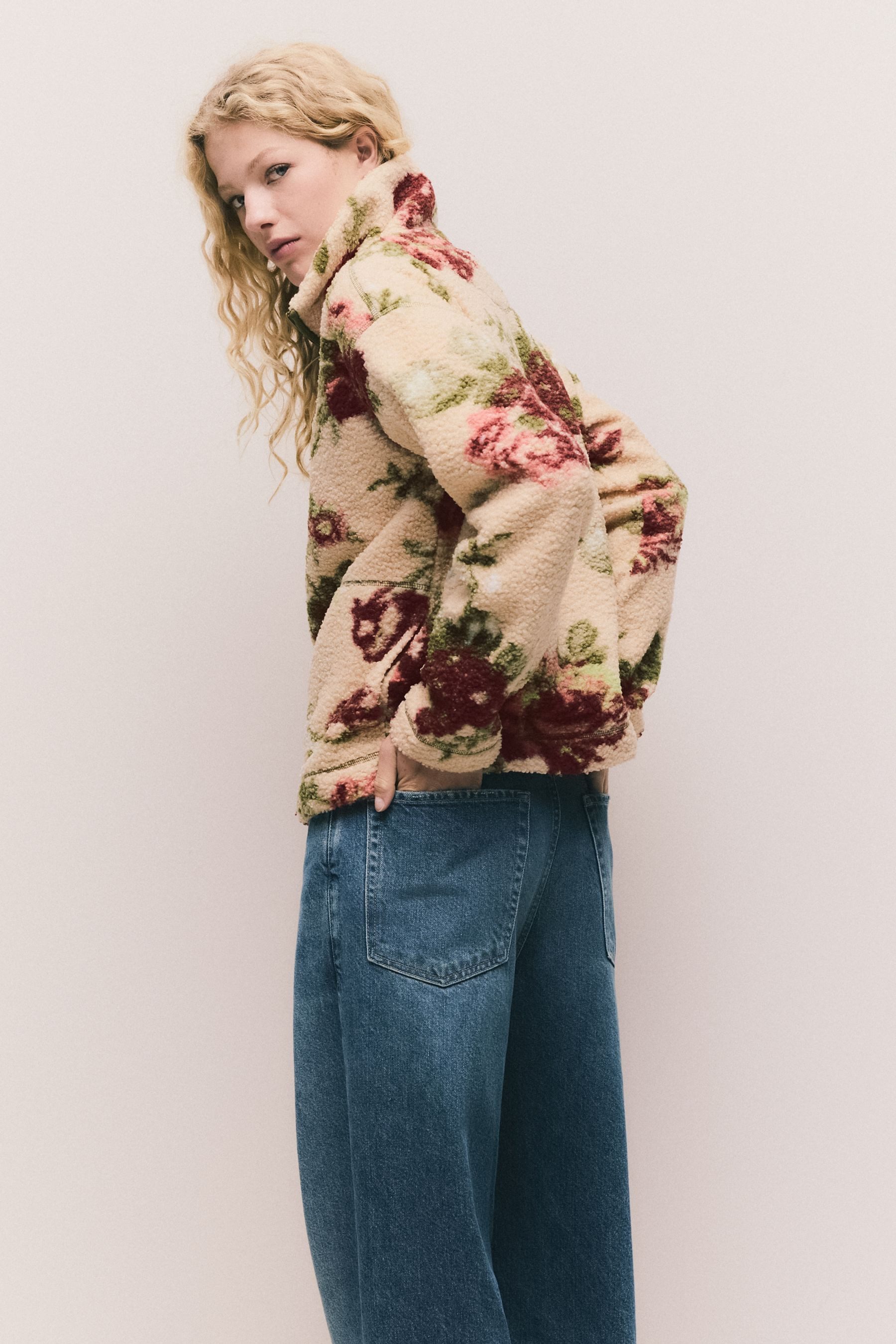 Next Fleecejacke Teddy-Borgoberteil mit 1/4-Reißverschluss (1-St) günstig online kaufen