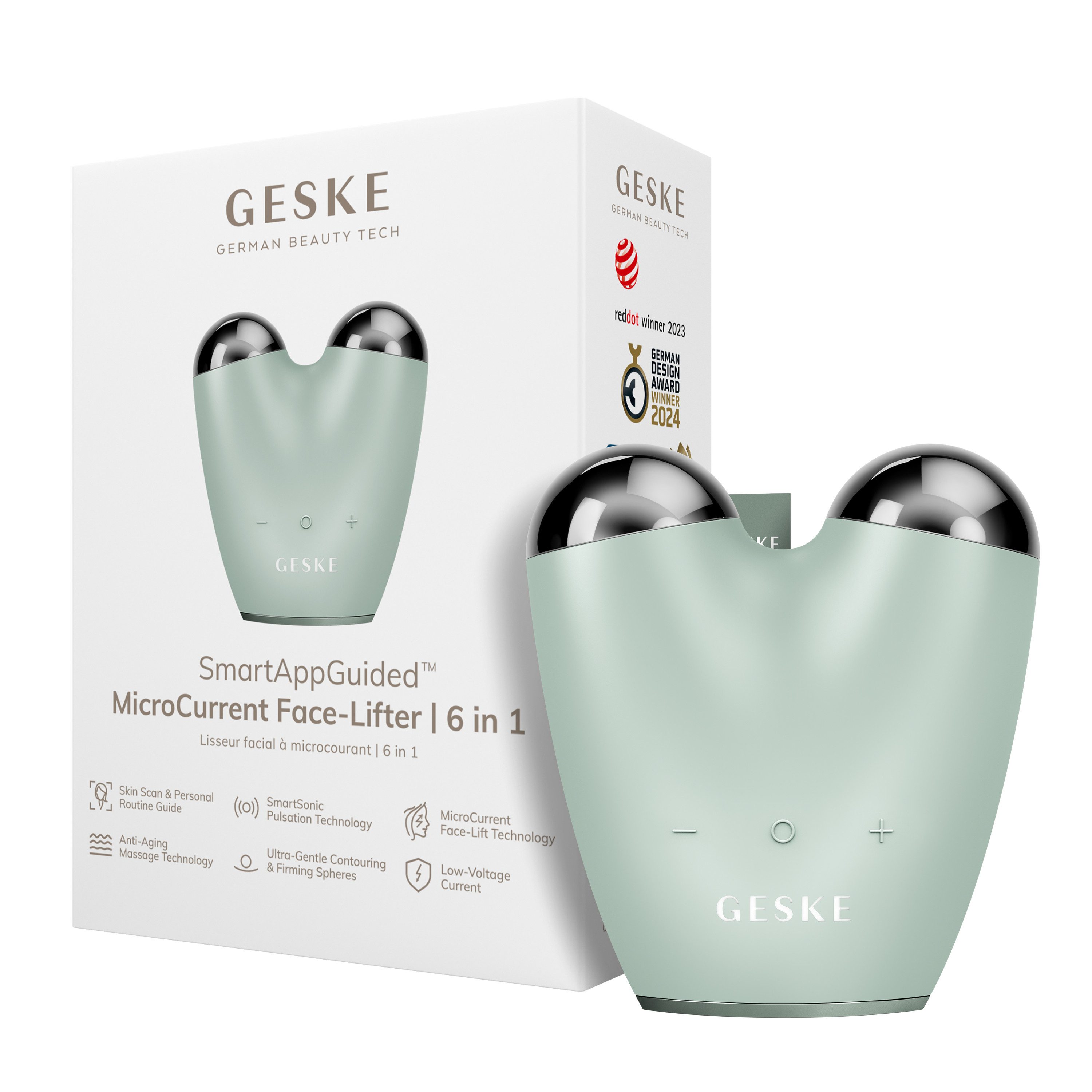 Enhancer SmartAppGuided™ MicroCurrent Face-Lifter 6 in 1