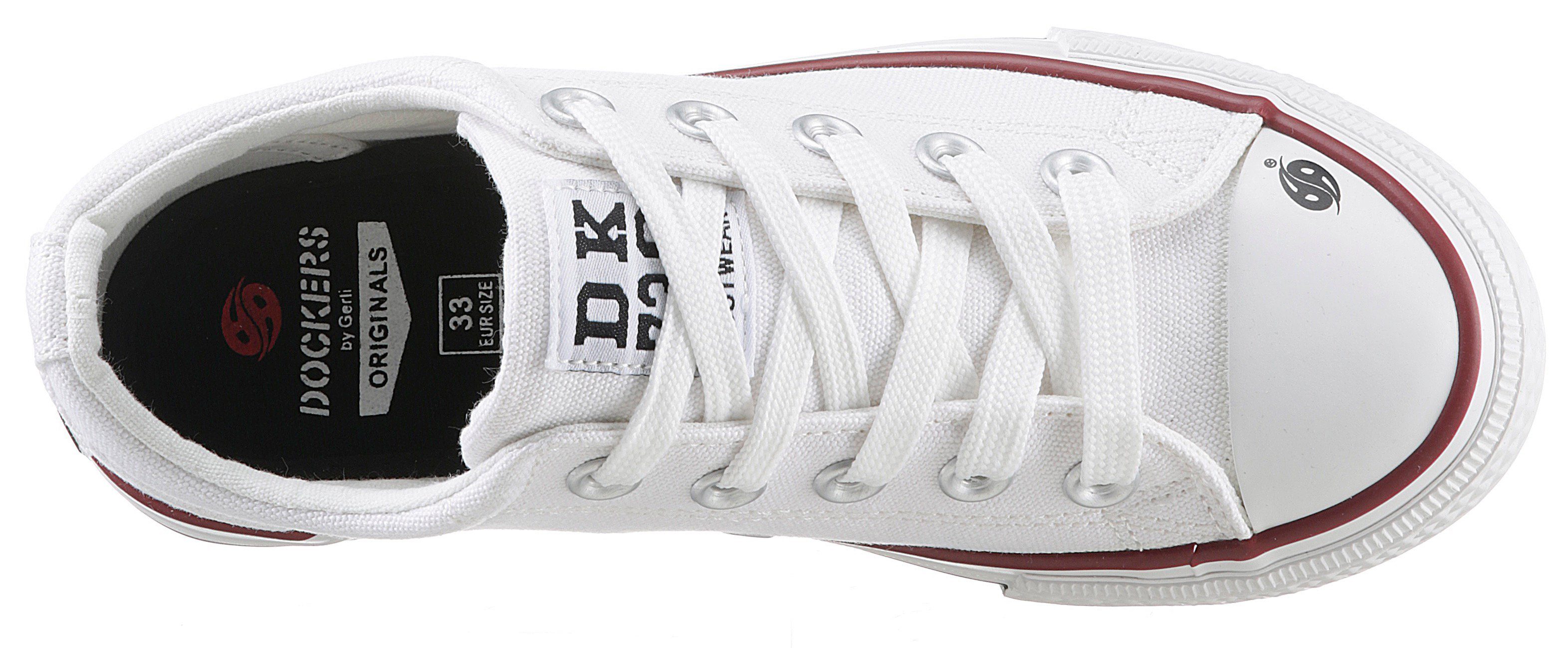 Dockers by klassischer in Optik Sneaker offwhite Slip-On Gerli