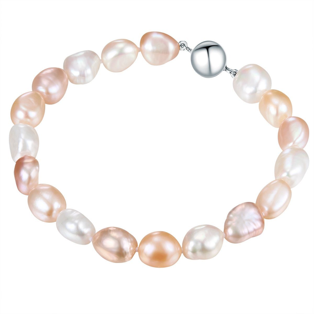Silber aus silber, Sterling Armband Pearls Valero