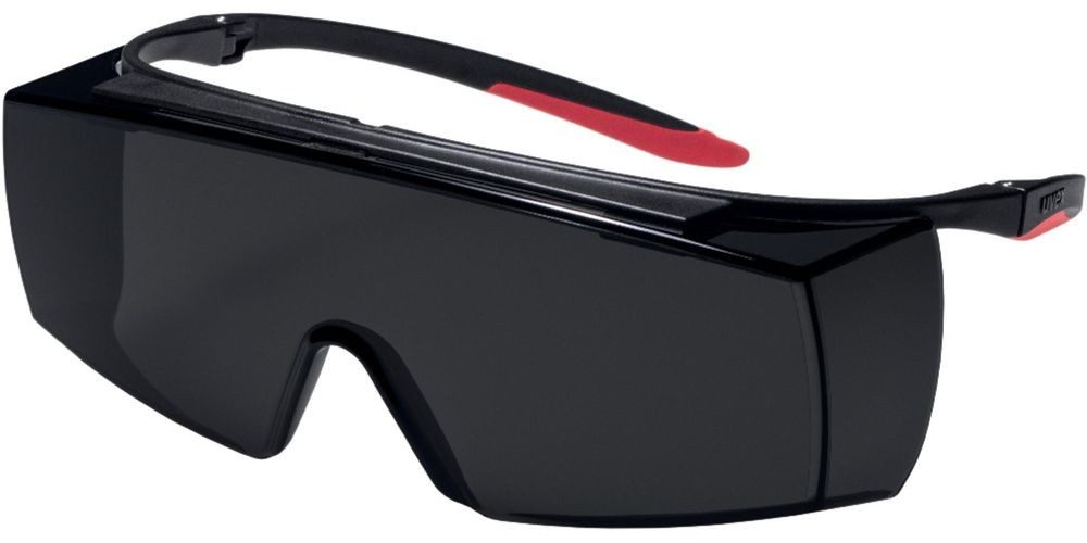 Uvex Arbeitsschutzbrille Überbrille Super F Otg Grau Infrarotschutz 5,0 Inf. Plus
