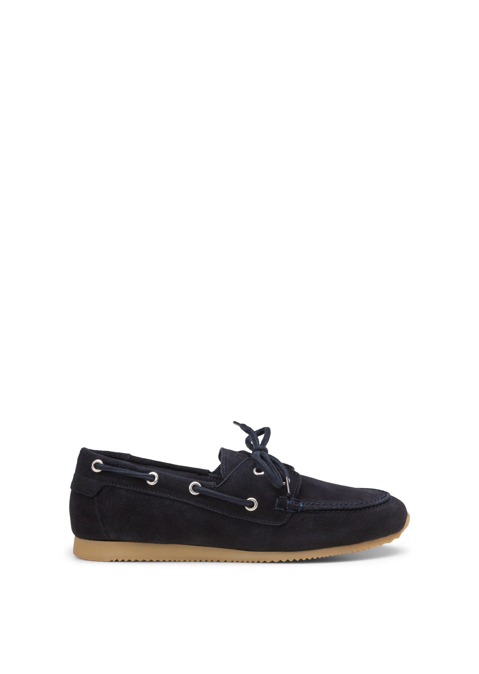 Marc O'Polo aus Velours-Rindleder Bootsschuh günstig online kaufen