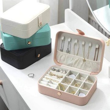 Juoungle Schmuckkasten Kleine Reise-Schmuck-Organizer, tragbare Schmuck-Aufbewahrungsboxen (1 St)