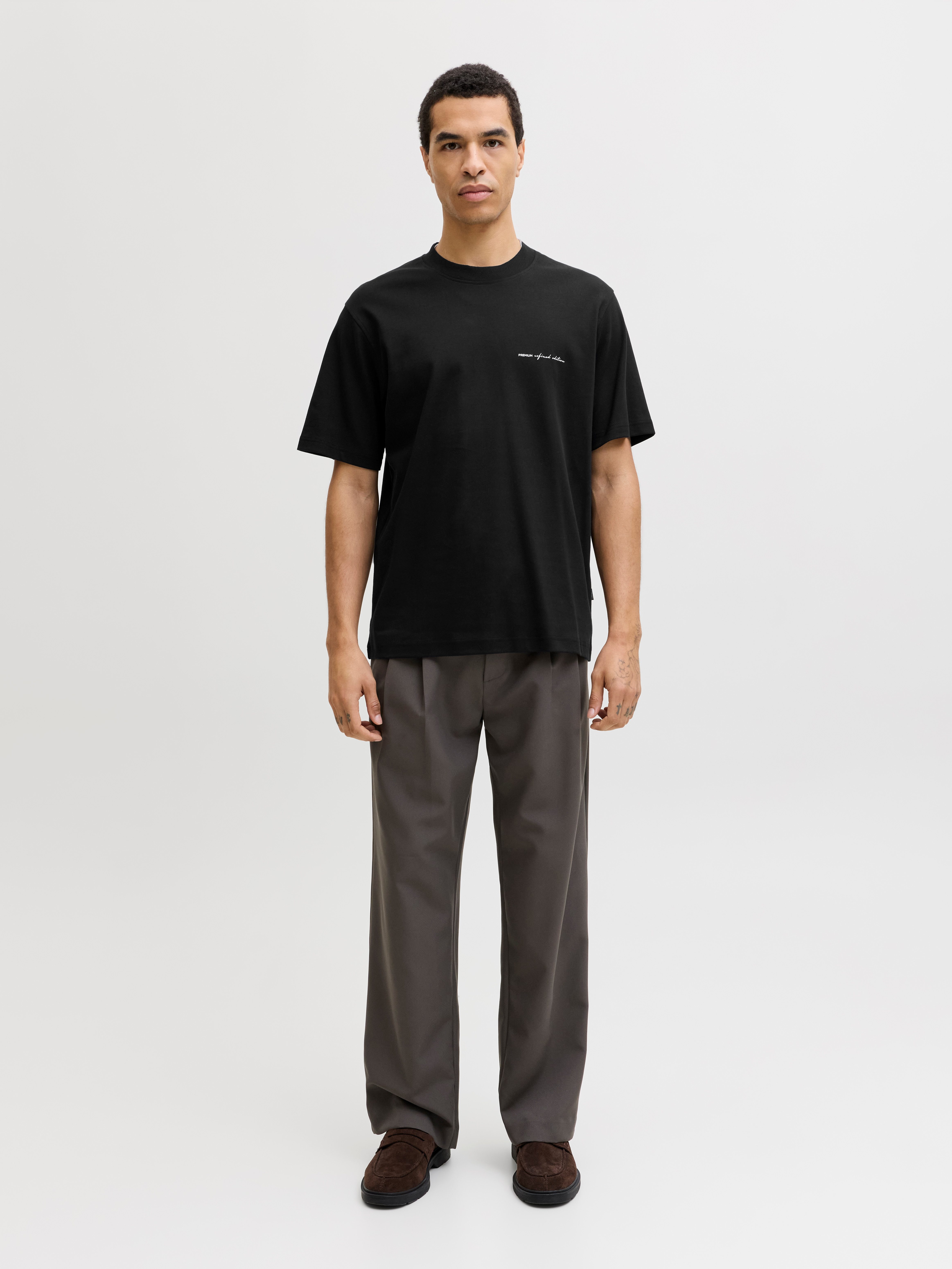 Jack & Jones T-Shirt JPRBLAOWEN SS BRANDING TEE SN Baumwollmischung, relaxed fit – Bild 4 von 5