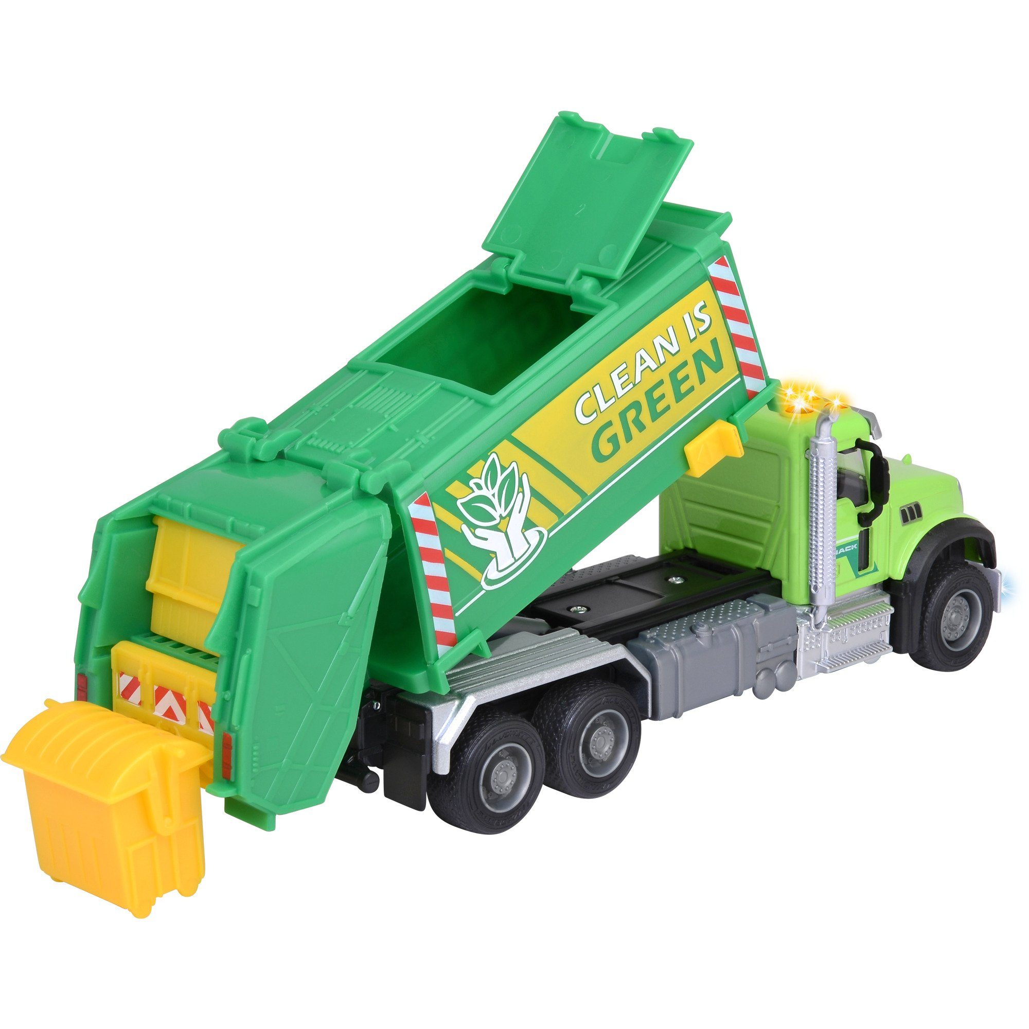 Spielzeug-Auto Spielfahrzeug Majorette majORETTE Mack Granite Müllauto,