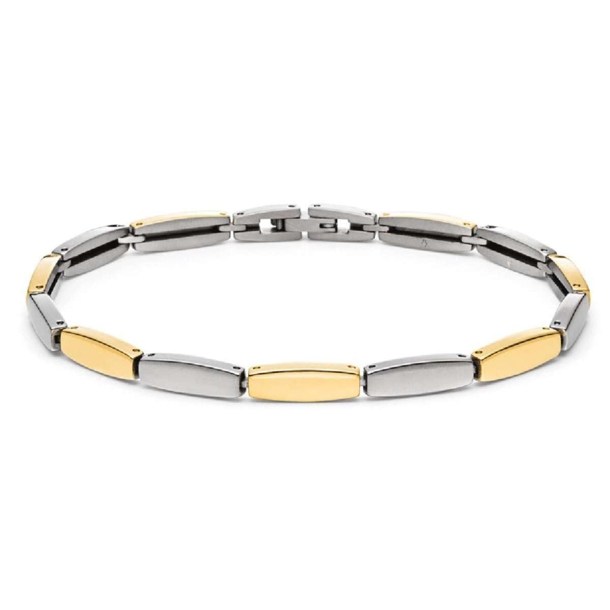 Boccia Armband 03063-02, Damenarmband Titan Bicolor