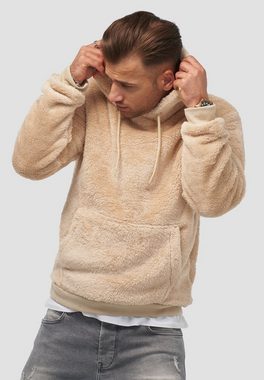 behype Kapuzensweatshirt HOOD aus weichem Teddyfleece