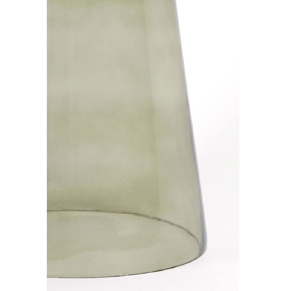 Light & Living Beistelltisch Beistelltisch Dakwa Glas Grau Grün (50cm)