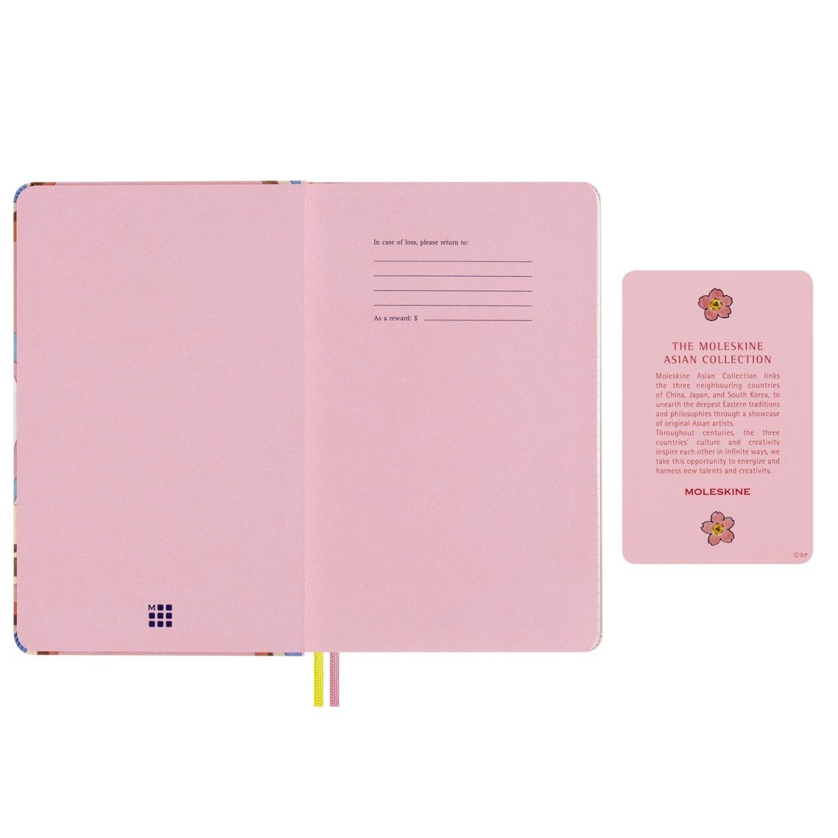 MOLESKINE Taschenkalender Wochen-Notizkalender undatiert Large "Sakura - Maruko", Momoko "Maruko" Sakura