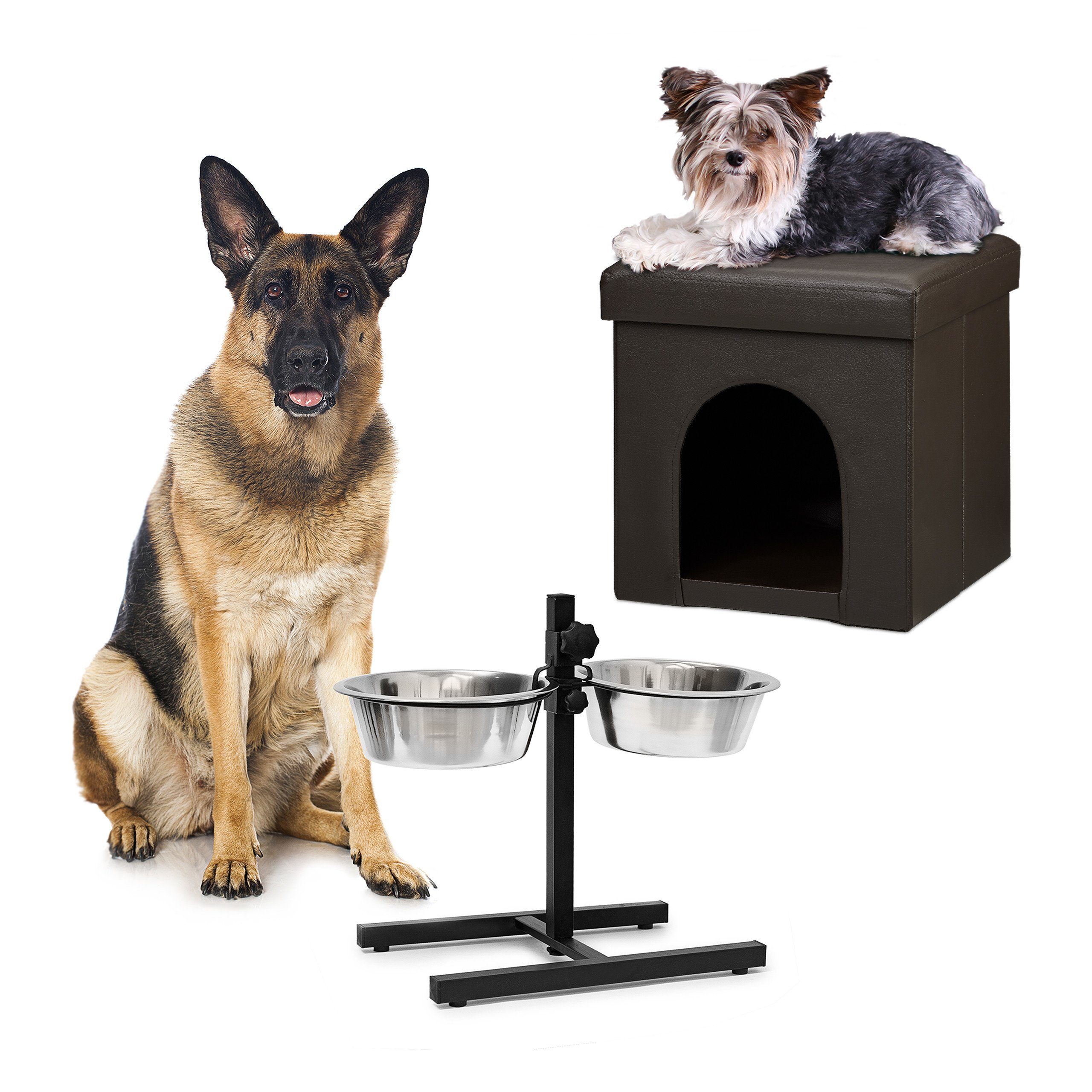Indoorhütte 2-tlg. Hunde Set