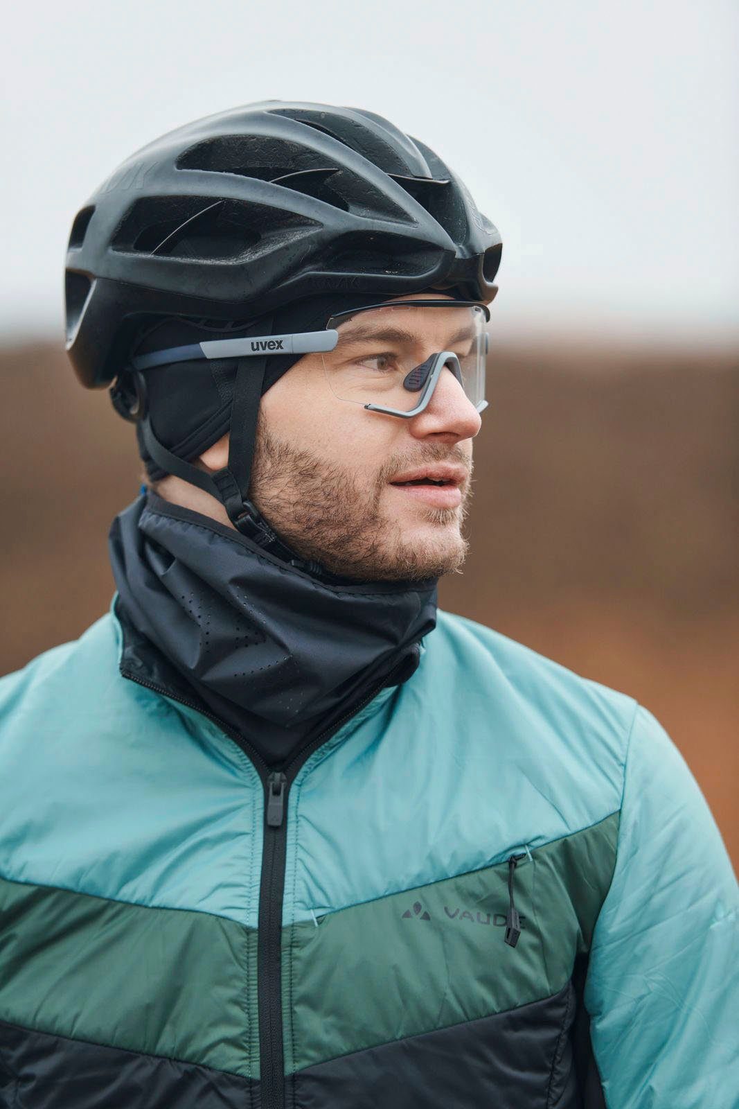 VAUDE Unterhelmmütze BIKE WARM CAP sportlicher Stil, aus Polyester und Elasthan, mit Logodruck