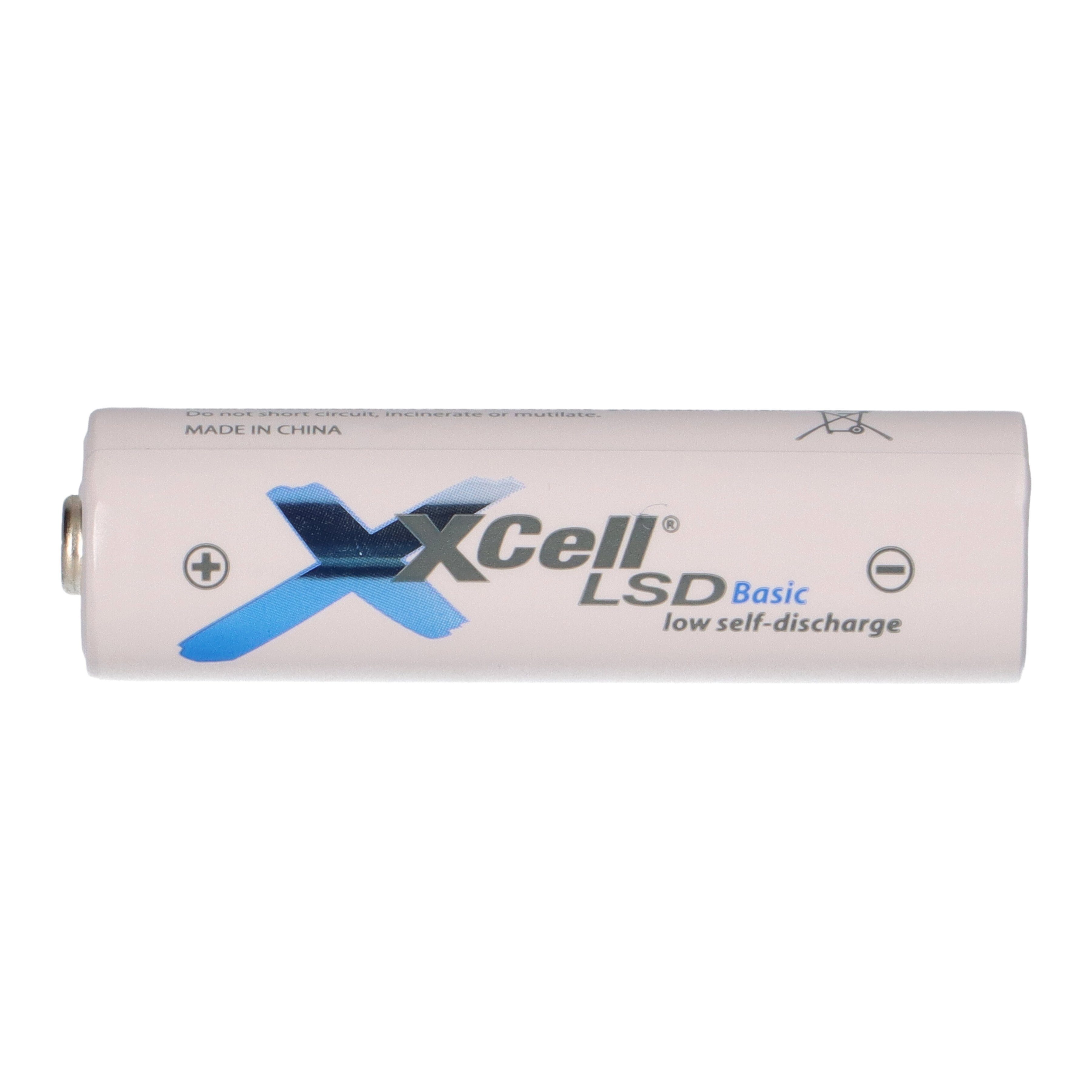 XCell XCell Mignon AA Akku LSD Basic Ni-Mh 1,2V 2100mAh Akku