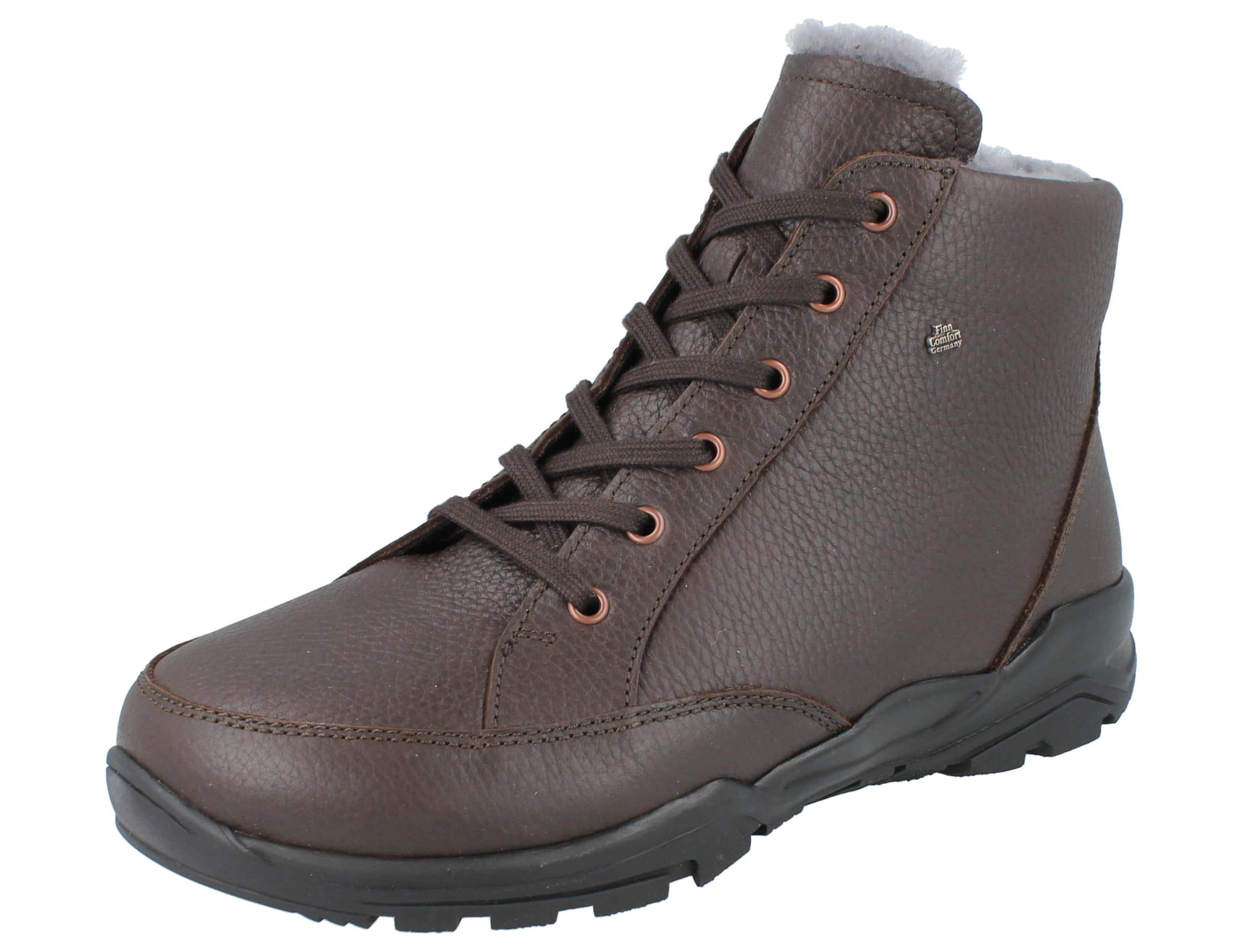FINN COMFORT Erding Herren Winterstiefel Reißverschluss braun Stiefel