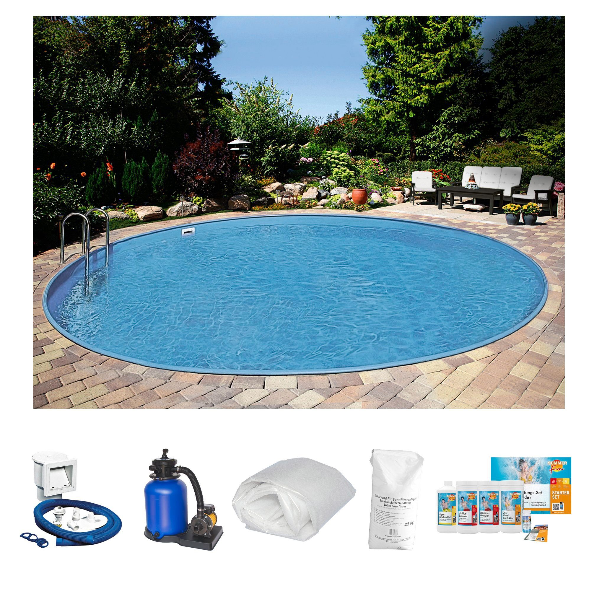 Clear Pool Rundpool PREMIUM IBIZA (Set, günstig online kaufen